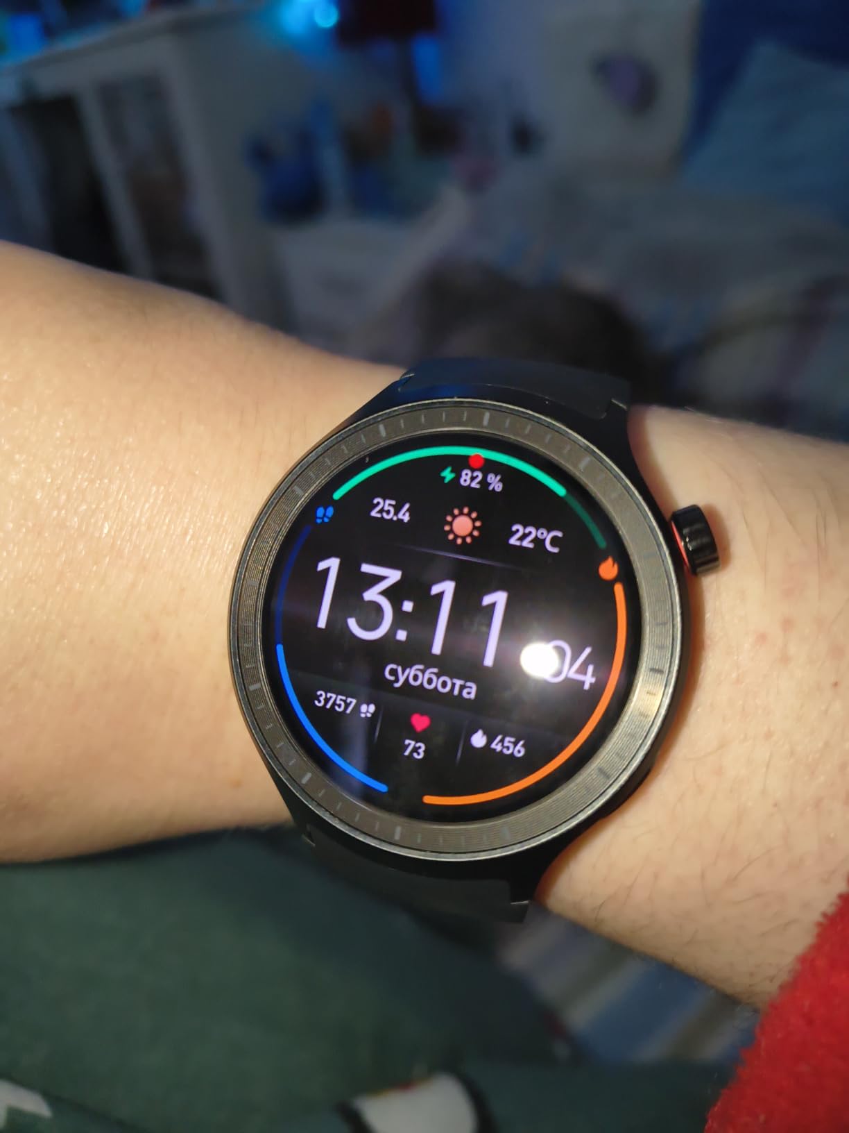 Motorola Moto Watch Polar Smartwatch 47mm Schwarz