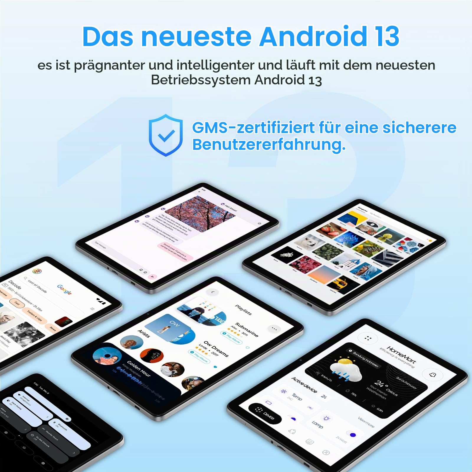 UMIDIGI G1 Tab Tablet 10,1 Zoll 64GB Grau Android 13