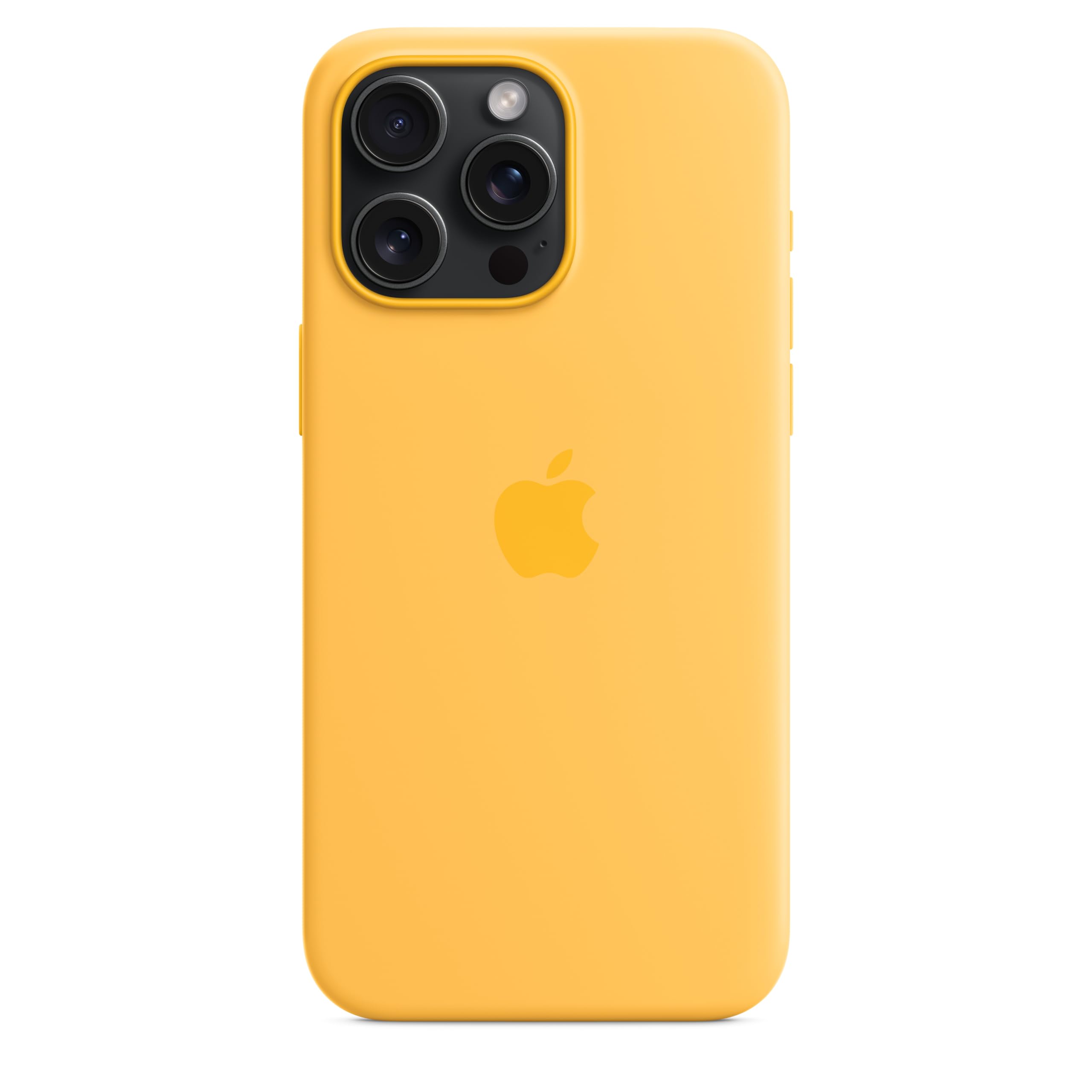 Apple iPhone 15 Pro Max Silikon Case MagSafe Warmgelb