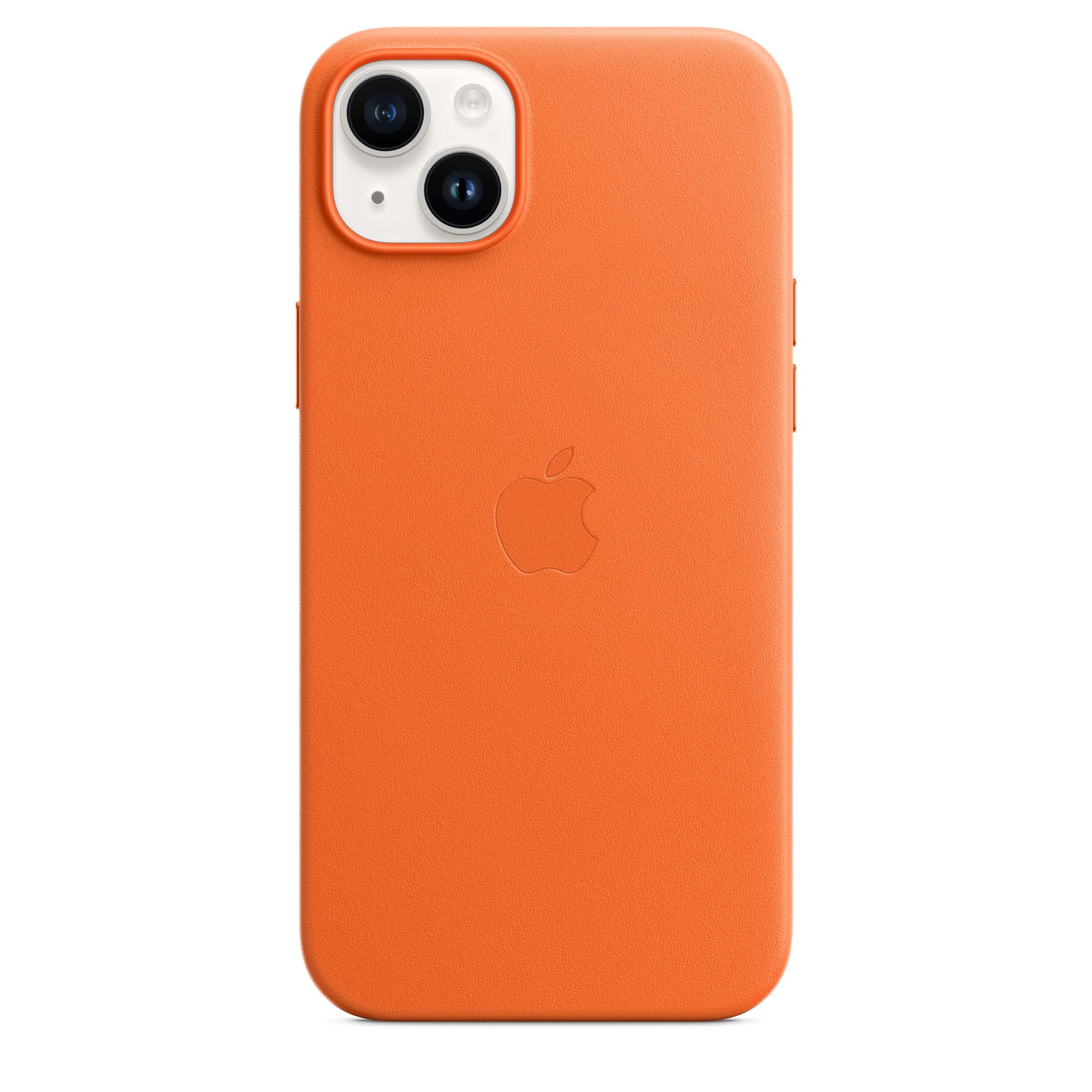 Apple iPhone 14 Plus Lederhülle MagSafe Orange