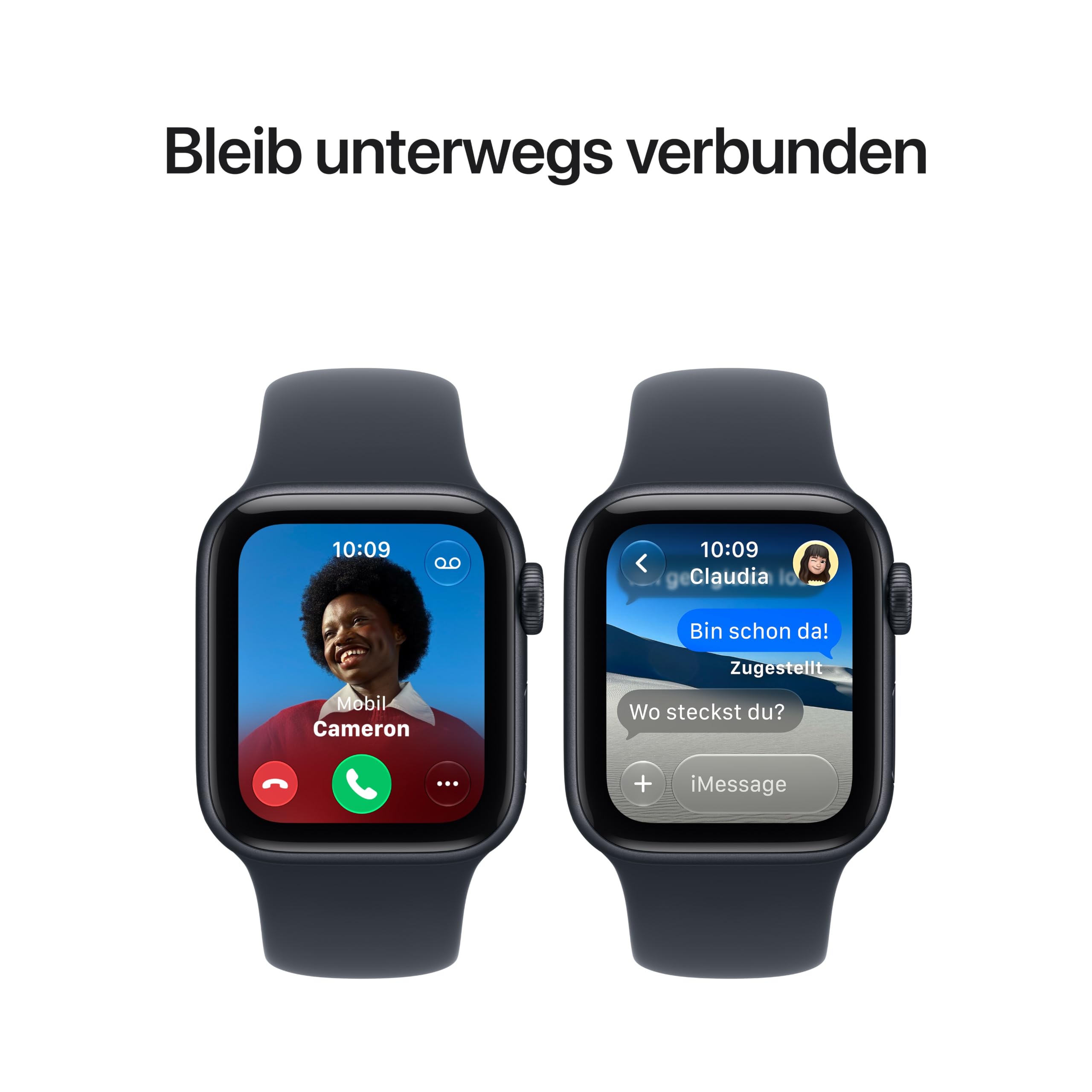 Apple Watch SE 3 GPS 40mm Smartwatch Mitternacht M/L