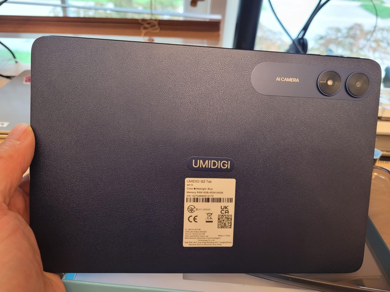 UMIDIGI G2 Tab Tablet 10,1 Zoll Blau 64GB mit Hülle