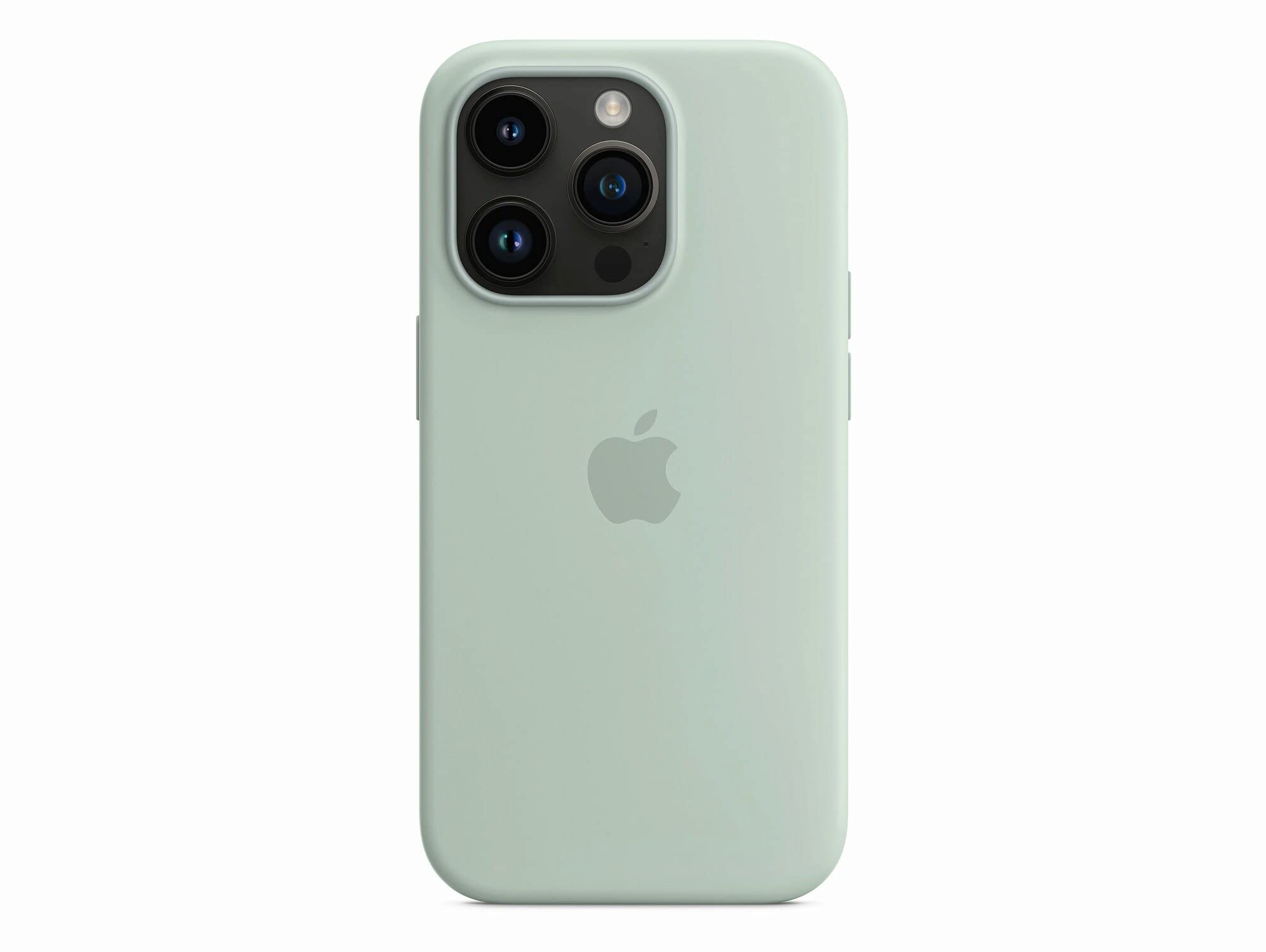 Apple iPhone 14 Pro Silikon Hülle Agavengrün MagSafe
