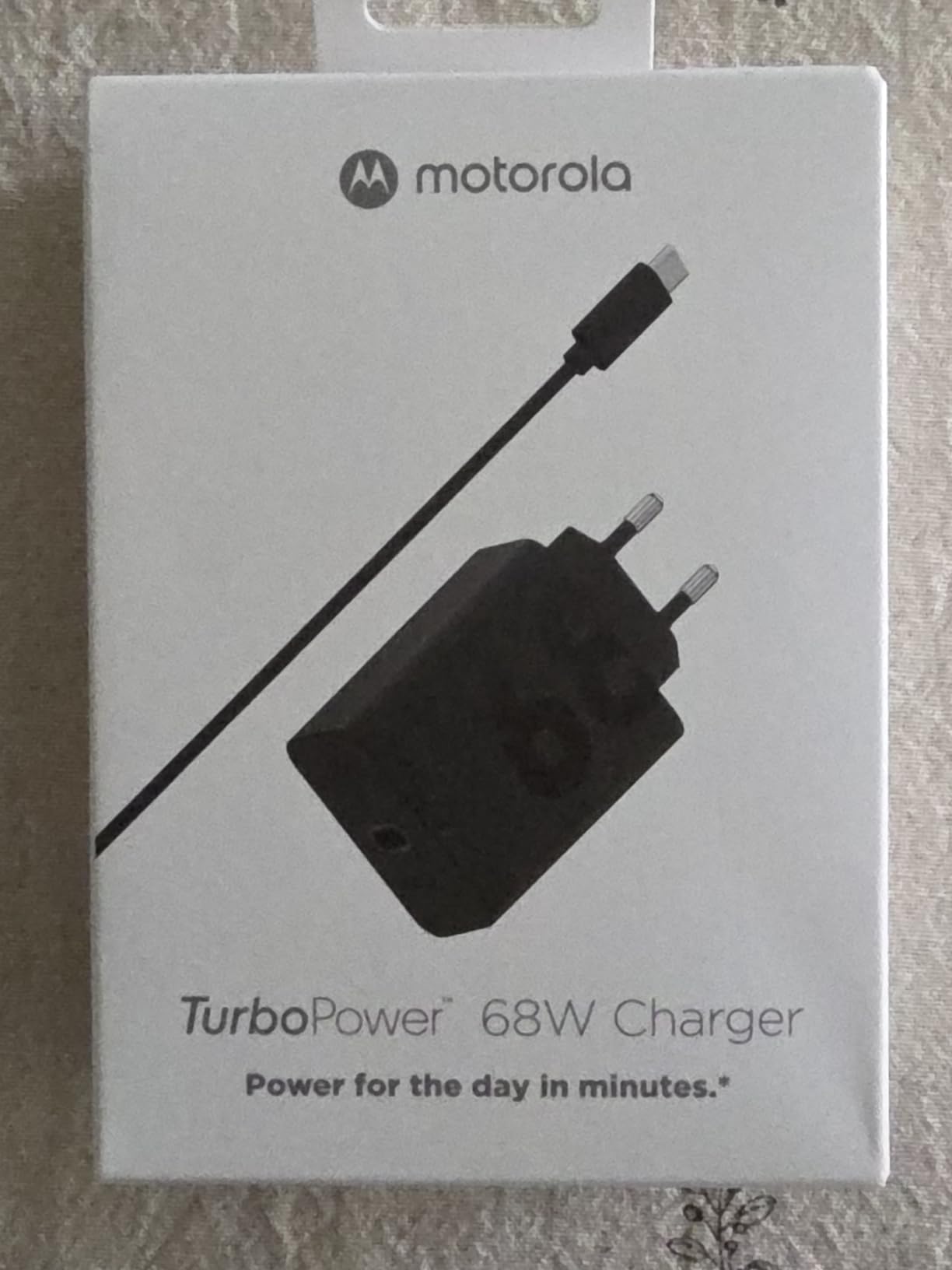 Motorola TurboPower 68W Ladegerät USB-C Schnellladegerät