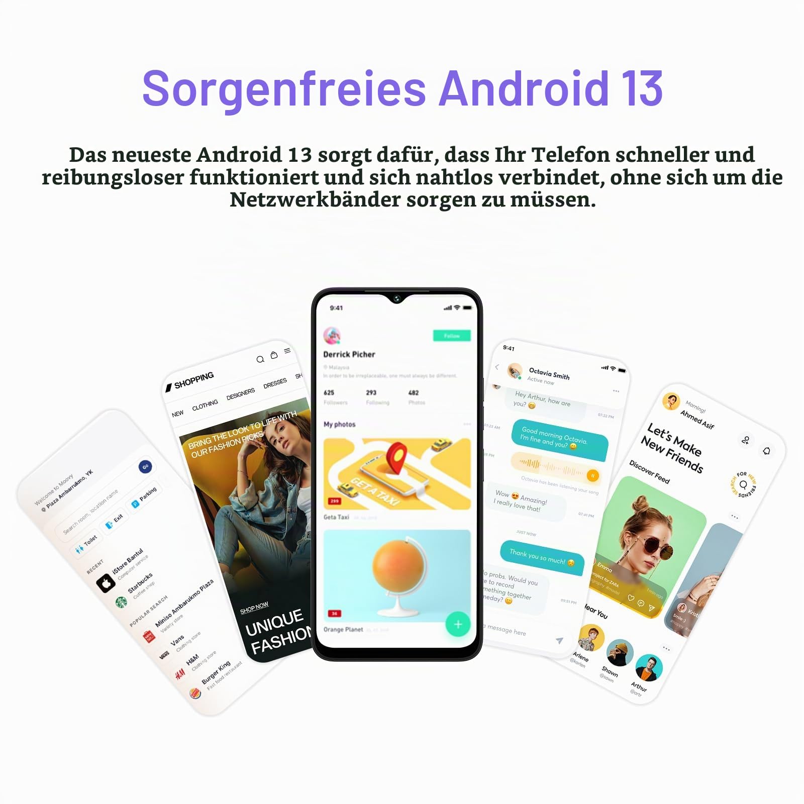 Umidigi G5A Smartphone ohne Vertrag 8GB+64GB Dual SIM 4G