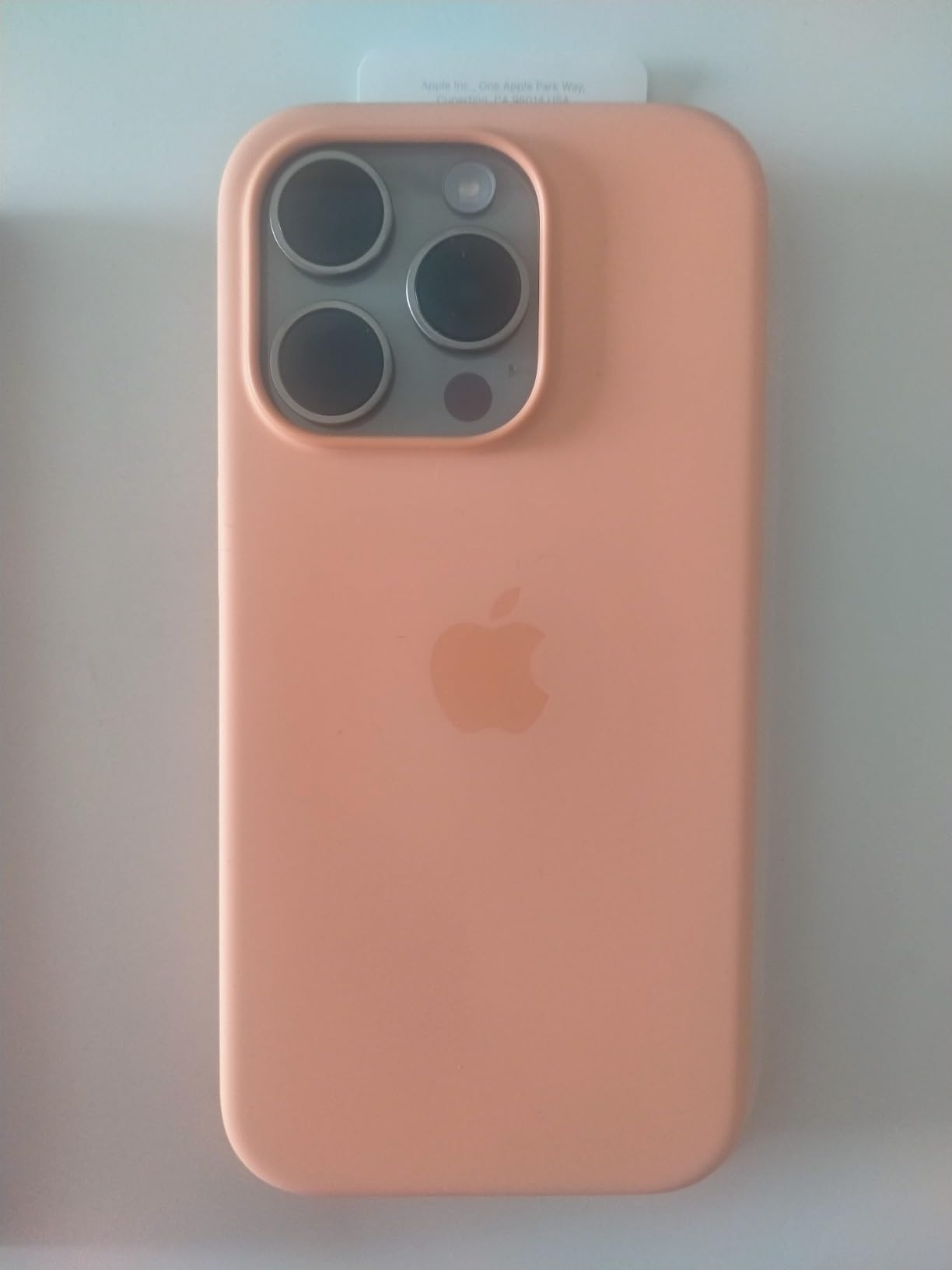 Apple iPhone 15 Pro Silikon Case MagSafe Warmgelb
