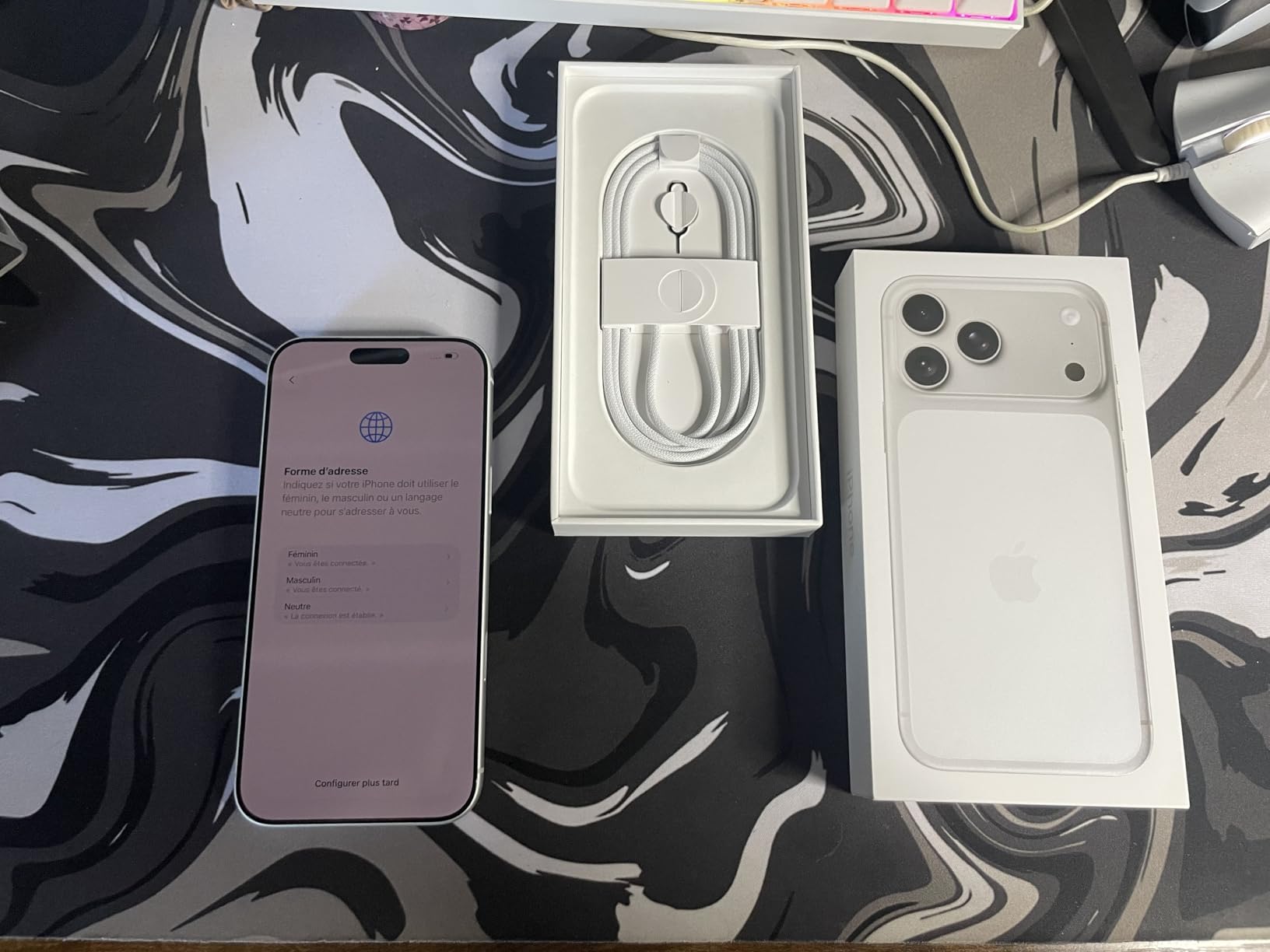 Apple iPhone 17 Pro Max Smartphone 2TB Silber 6,9 Zoll