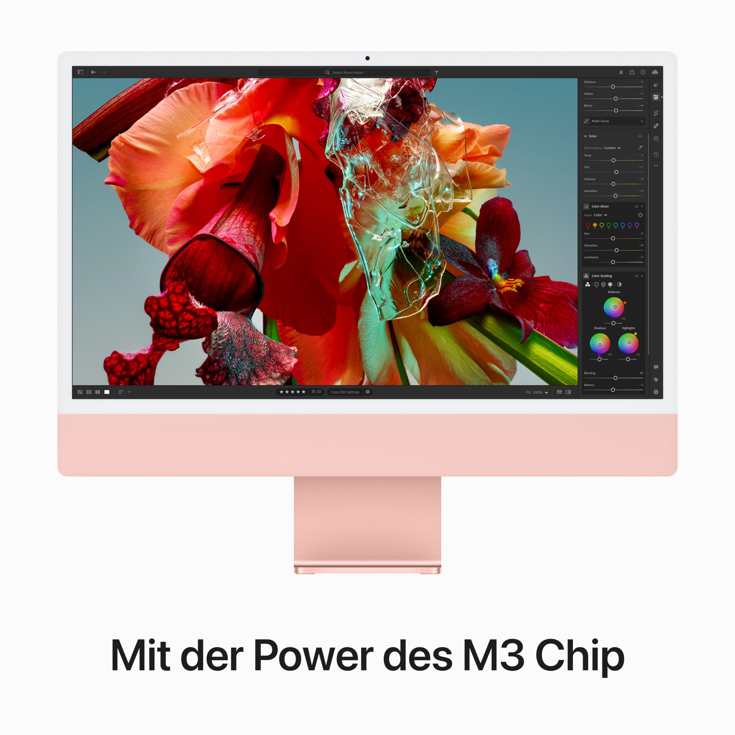 Apple iMac 2023 M3 24 Zoll 4.5K 8GB/512GB Rosé