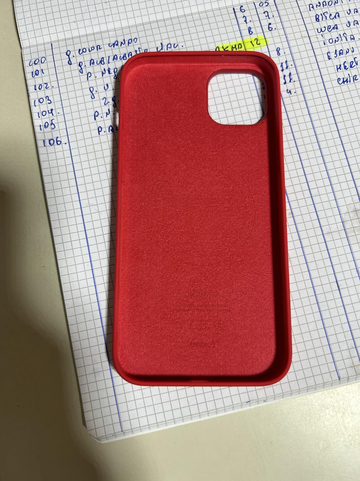 Apple iPhone 14 Plus Silikon Case Hülle Rot MagSafe