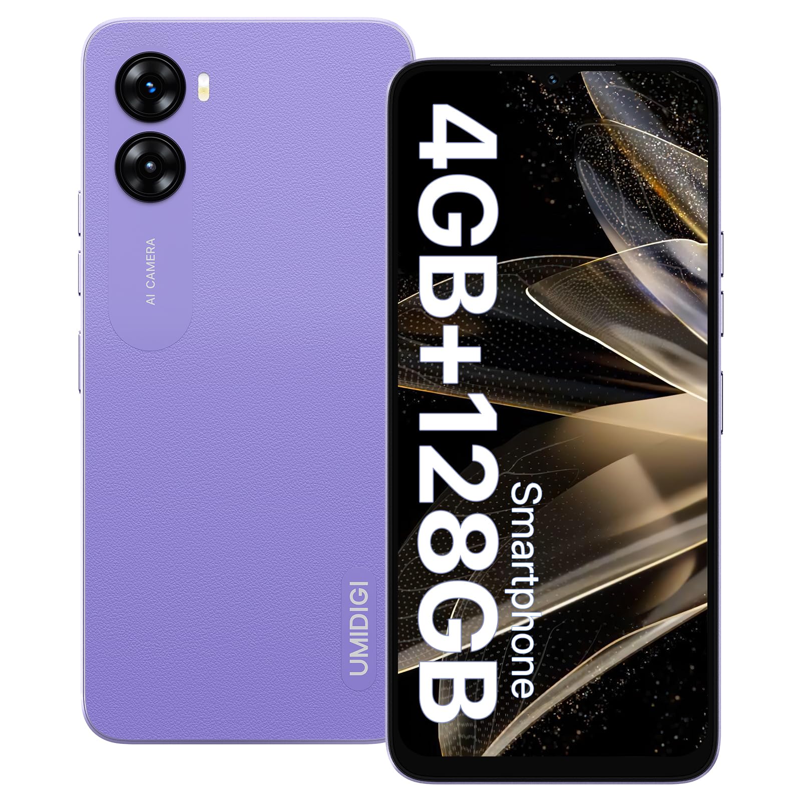 UMIDIGI G3 Plus Smartphone 128GB Lila 6,52 Zoll