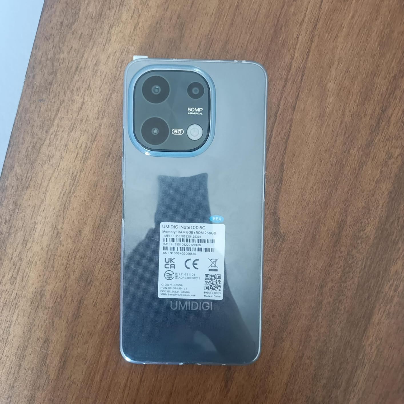 UMIDIGI Note 100 5G Smartphone 16/256GB 50MP 6,8 Zoll