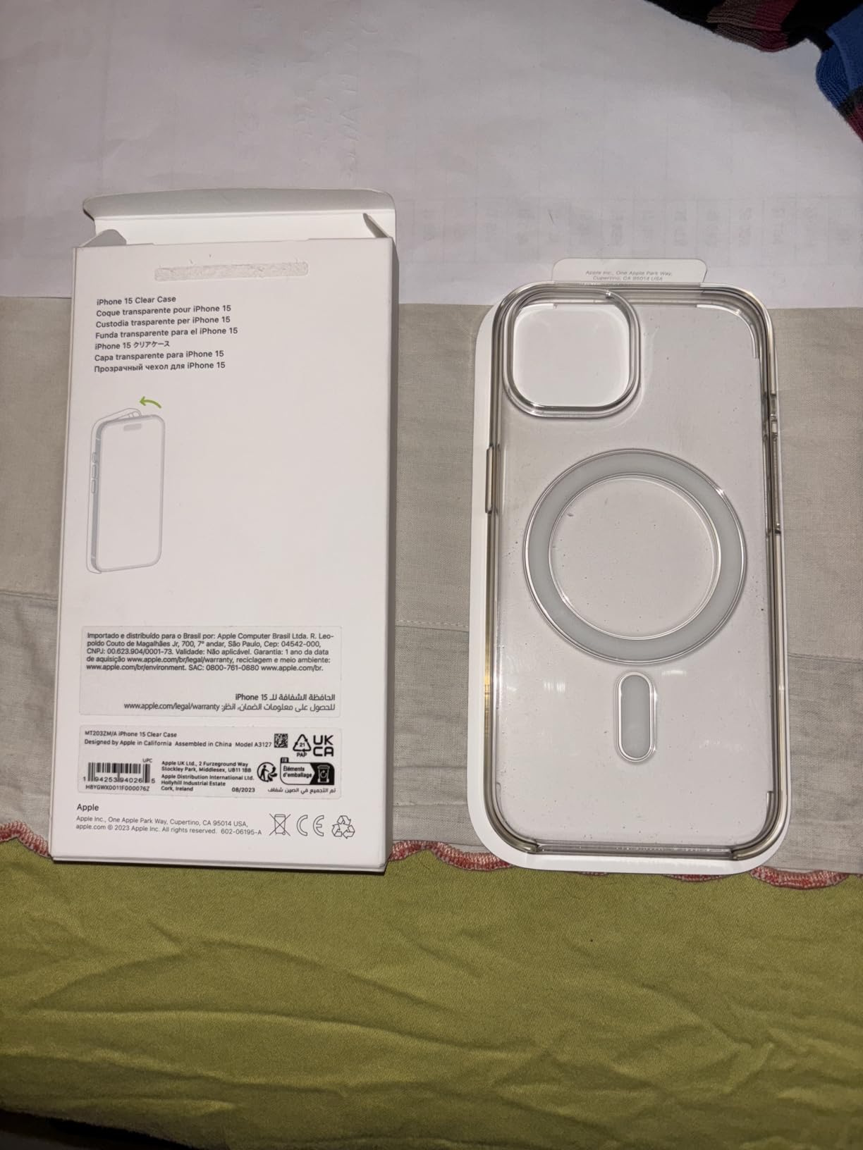 Apple iPhone 15 Plus Clear Case Handyhülle transparent MagSafe