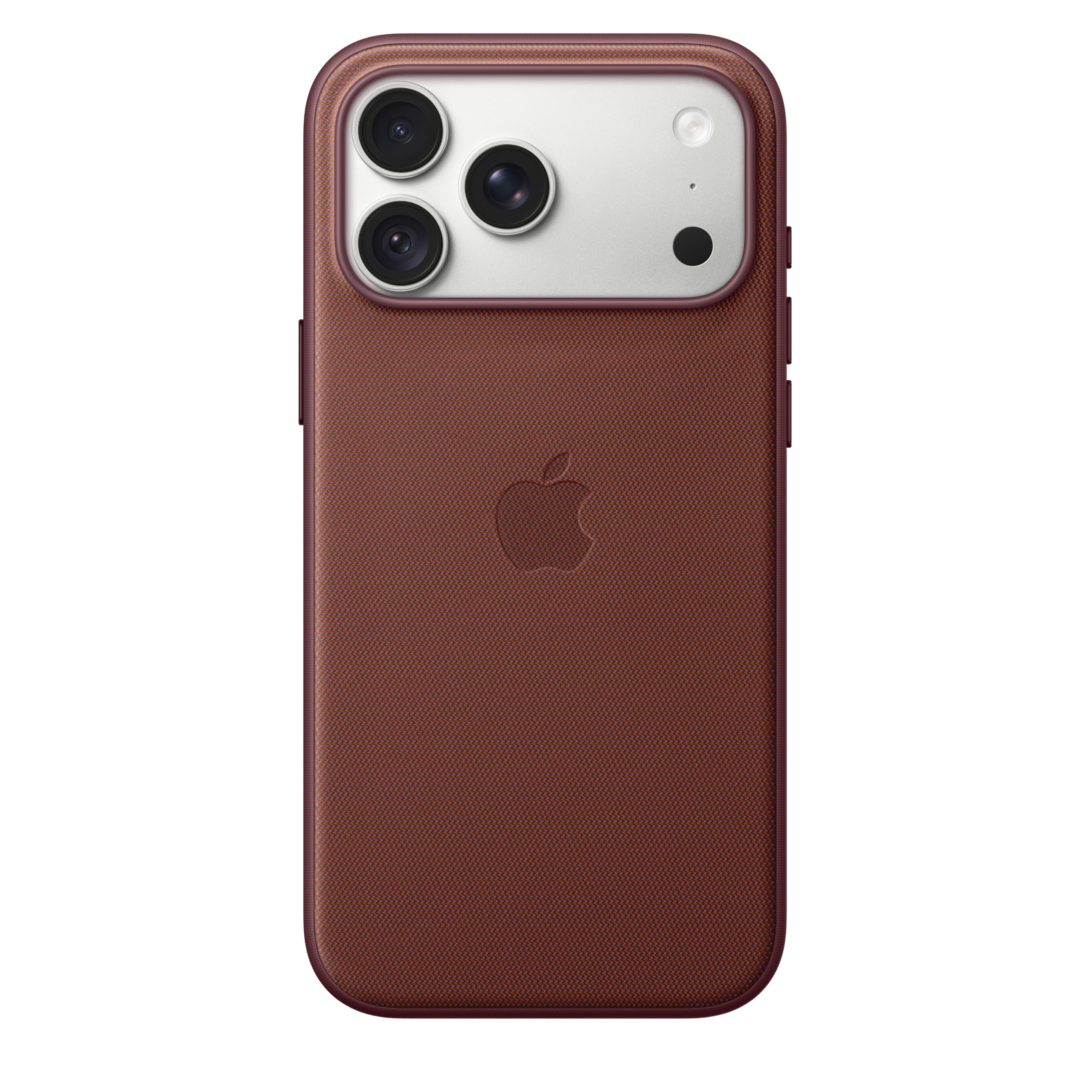 Apple iPhone 18 Pro Max Hülle Burgunder Gewebe