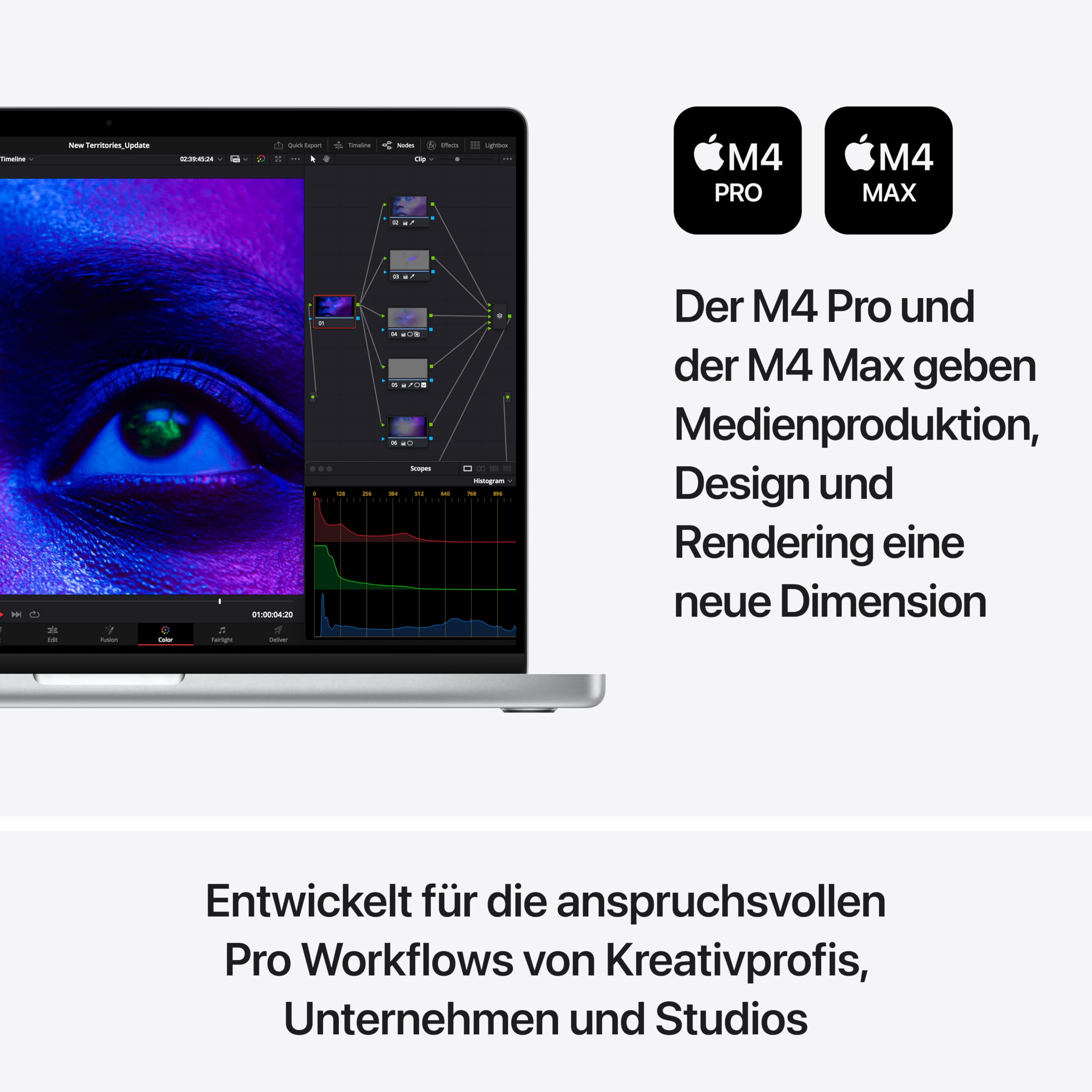 Apple MacBook Pro 16,2" M4 Pro Laptop Silber 24/512 GB