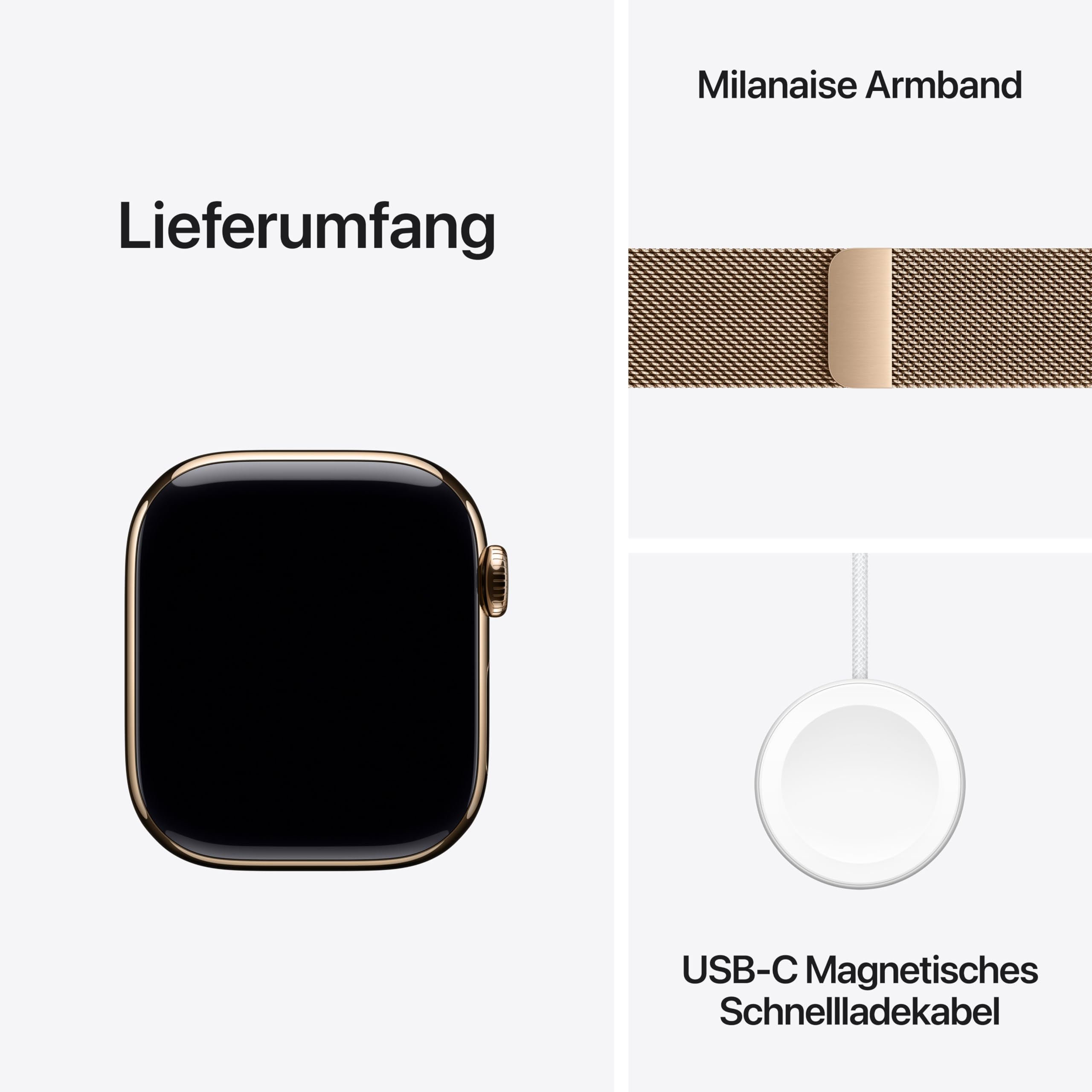 Apple Watch Series 11 GPS Cellular 42mm Titan Gold