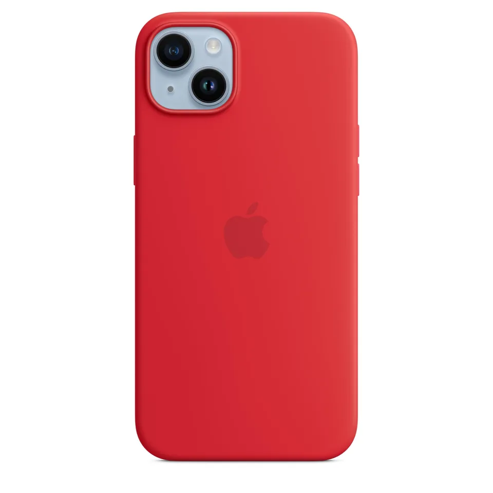 Apple iPhone 14 Plus Silikon Case MagSafe (Product) Red