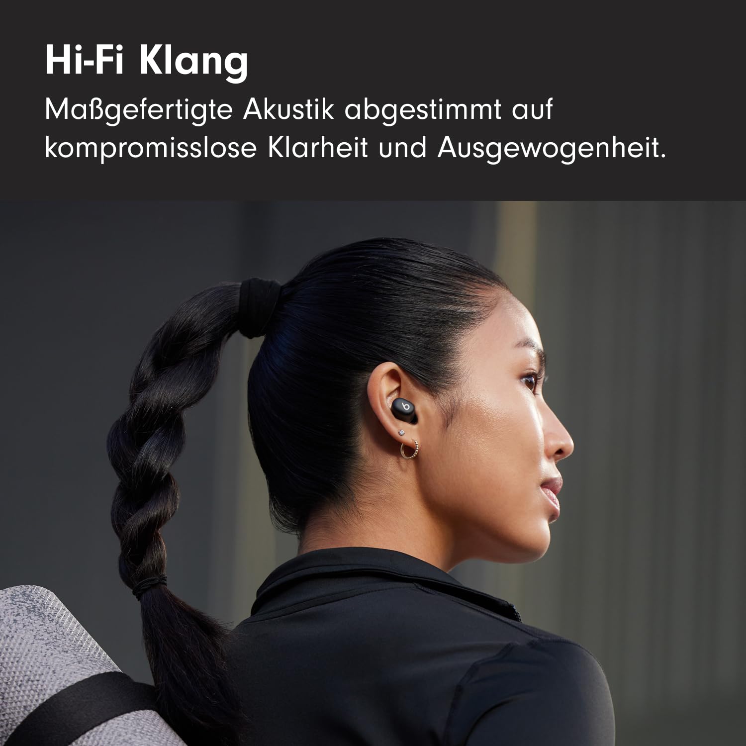 Beats Solo Buds Bluetooth In-Ear Kopfhörer Mattschwarz 18h