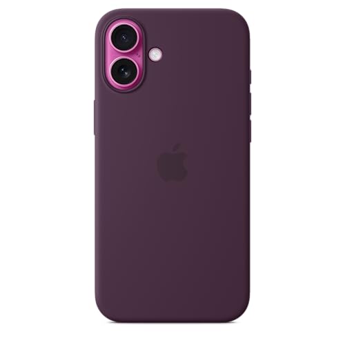 Apple iPhone 16 Plus Silikon Case MagSafe Pflaume