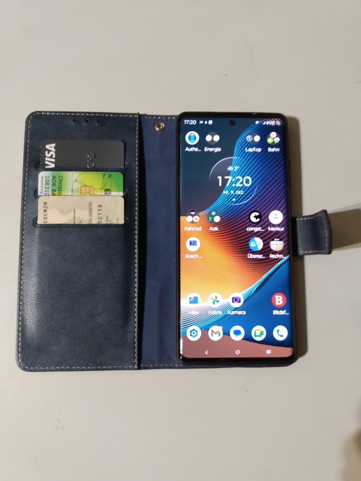 Motorola edge50 Fusion Smartphone 8/256GB Blau 50-MP