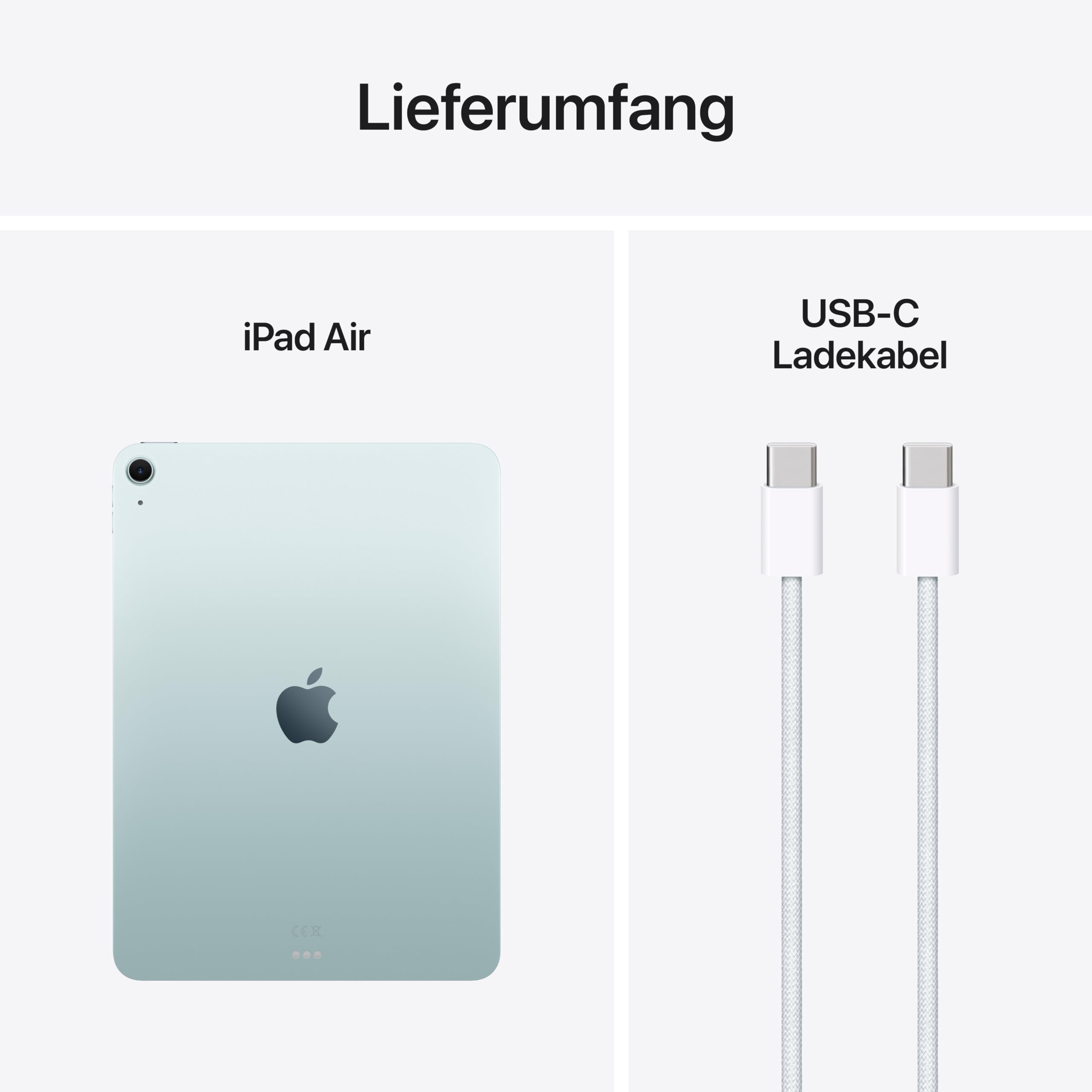 Apple iPad Air 11 M3 Tablet 1 TB Blau WLAN