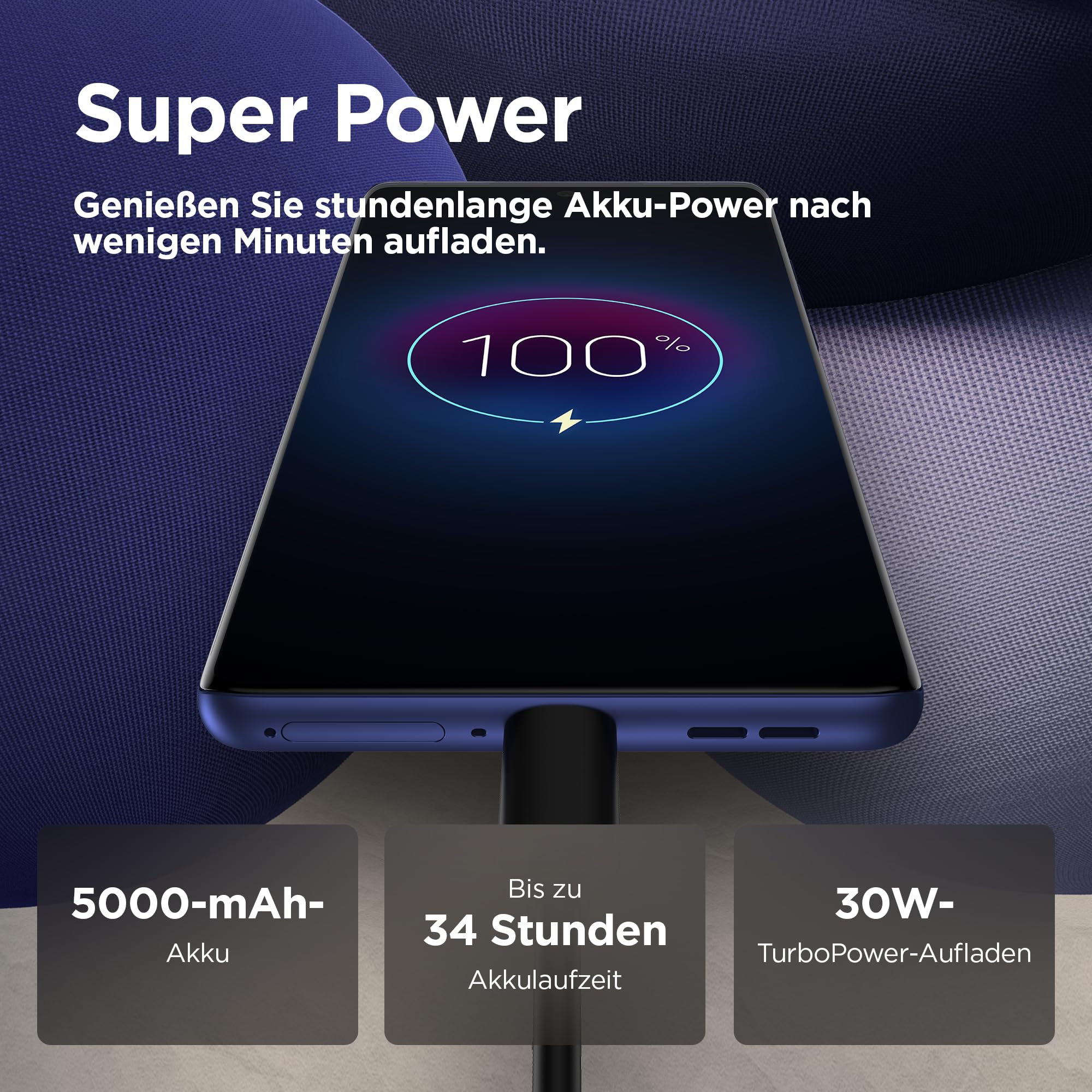 Motorola Moto g85 Smartphone 8/256GB Cobalt Blue 5G