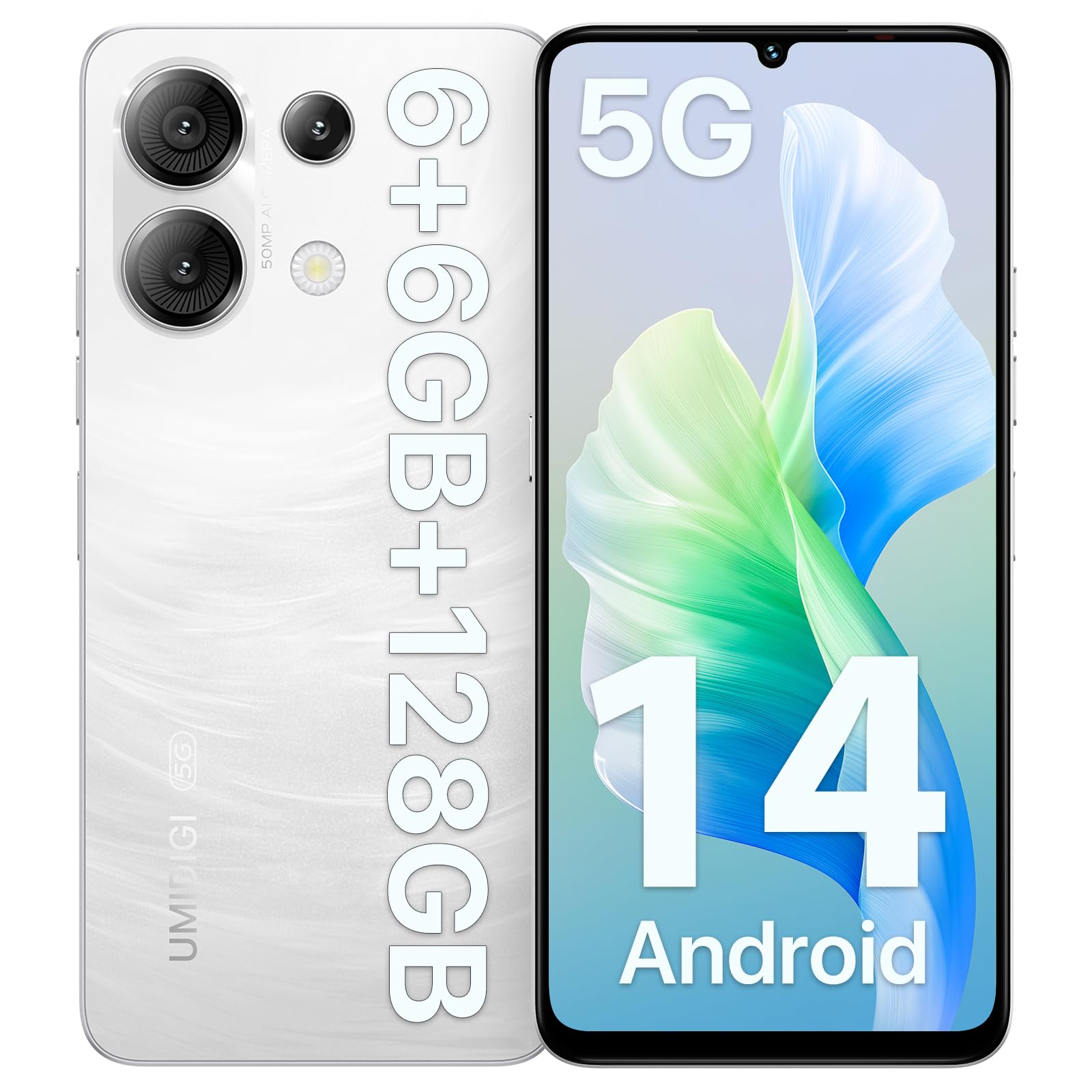 UMIDIGI Note 100 5G Smartphone 12GB 128GB 6,8 Zoll 120Hz