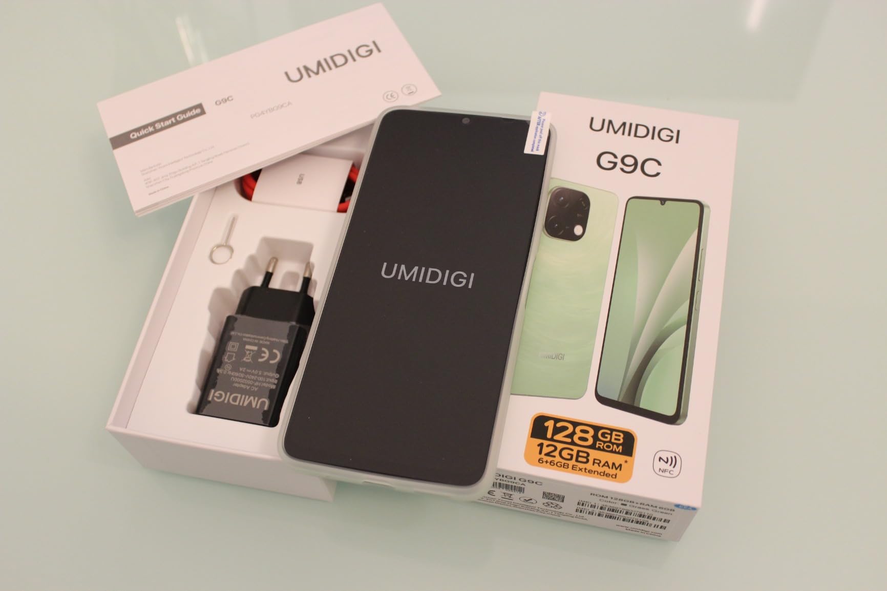 Umidigi G9C Smartphone 128GB Grün 50MP NFC