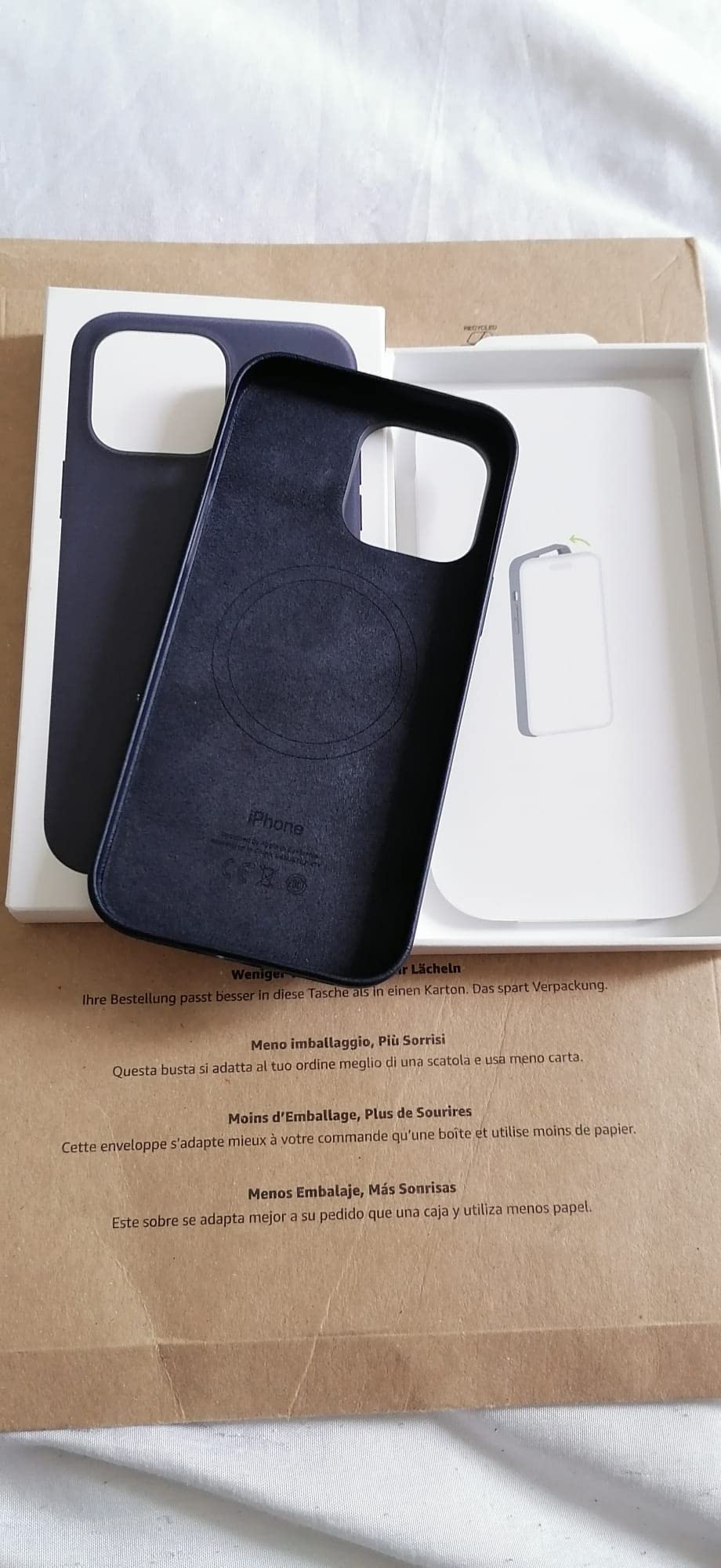 Apple iPhone 14 Pro Max Leder Case Hülle Waldgrün MagSafe