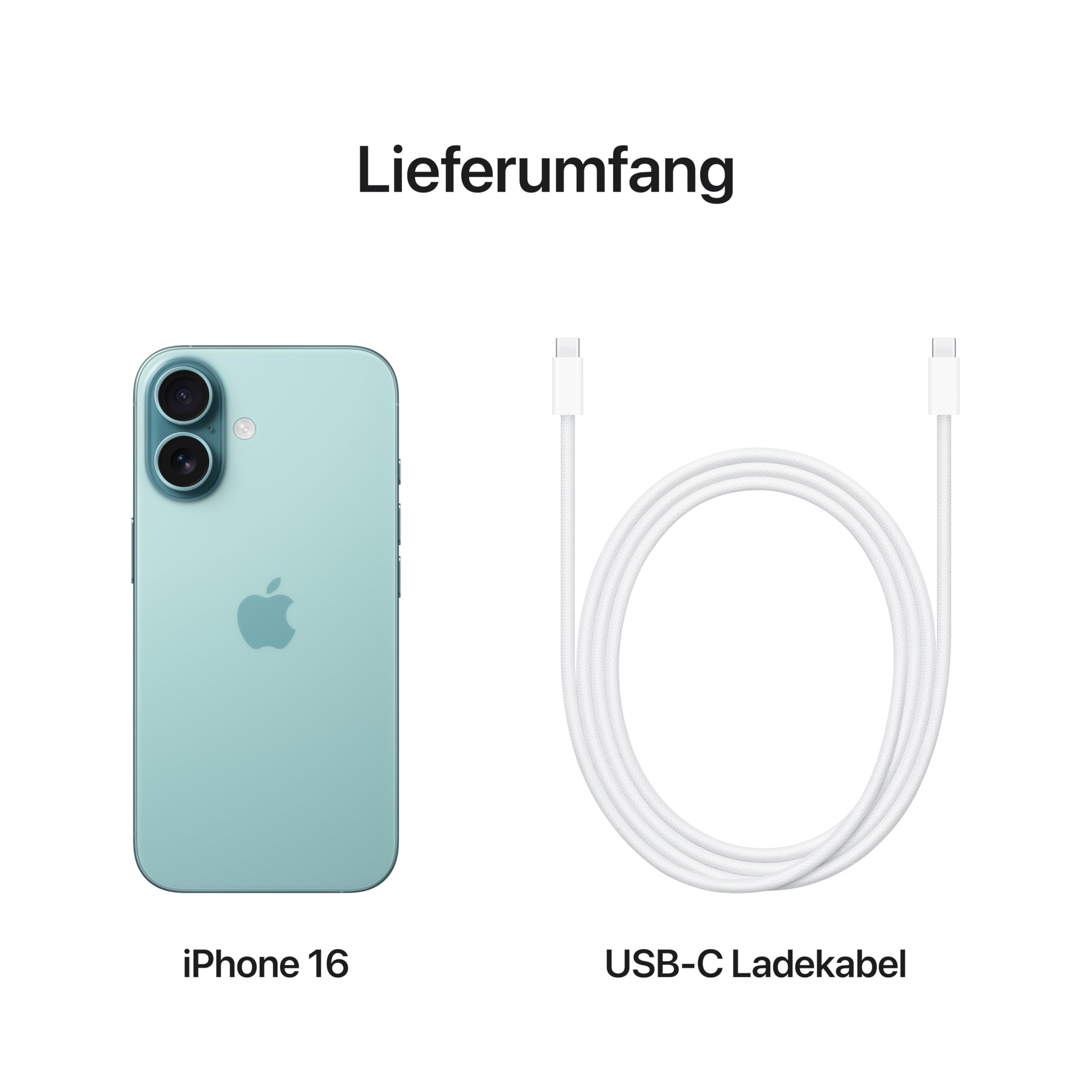 Apple iPhone 16 Smartphone 512 GB Blaugrün A18