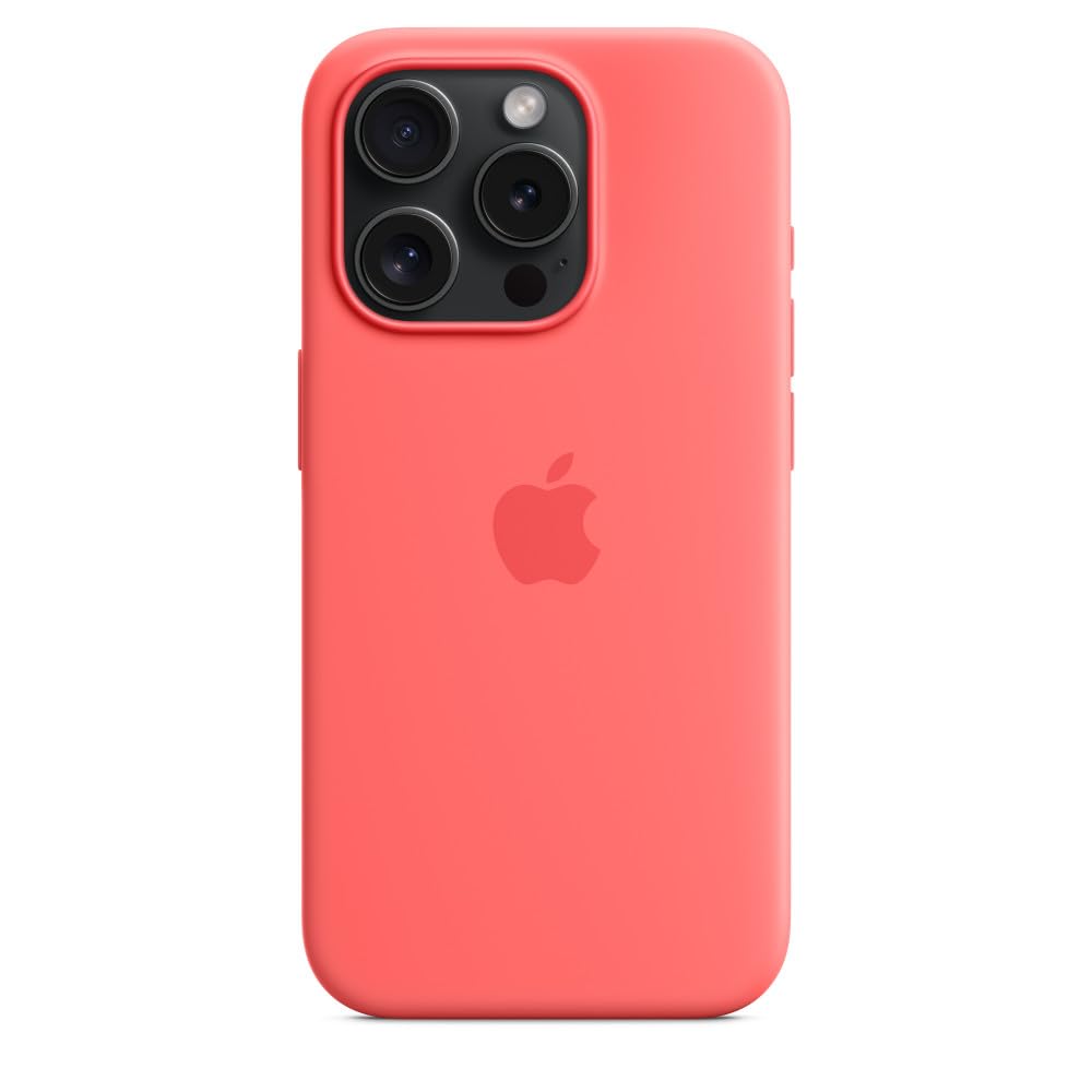 Apple iPhone 15 Pro Silikon Hülle MagSafe Guave