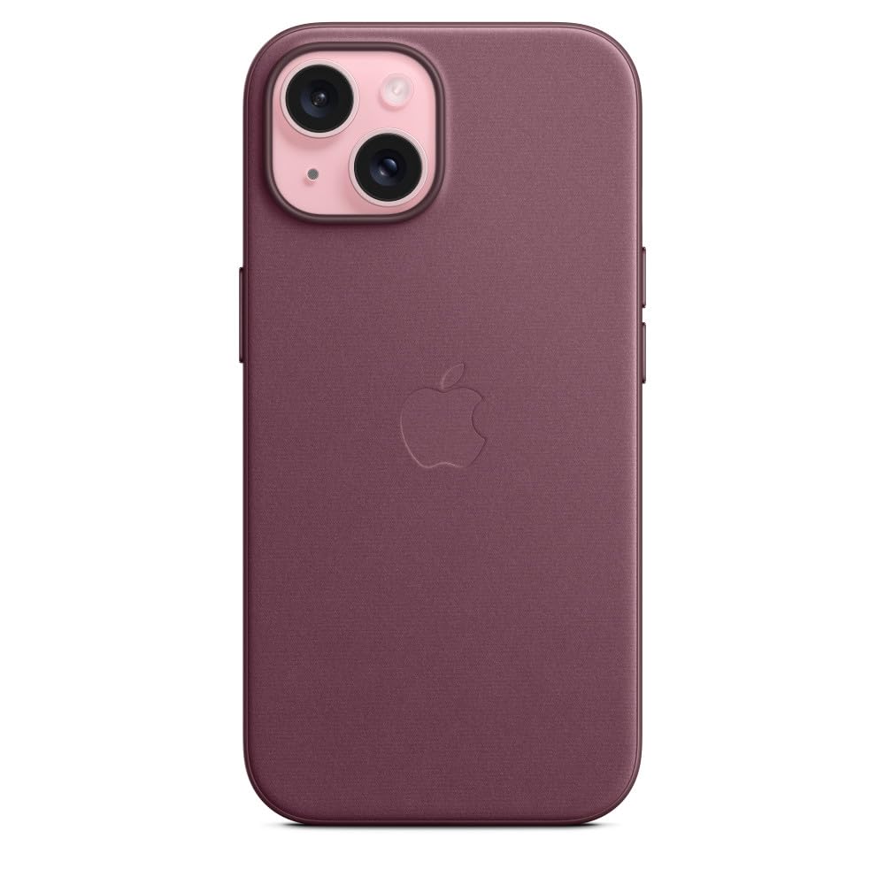 Apple iPhone 15 Feingewebe Case MagSafe Mulberry
