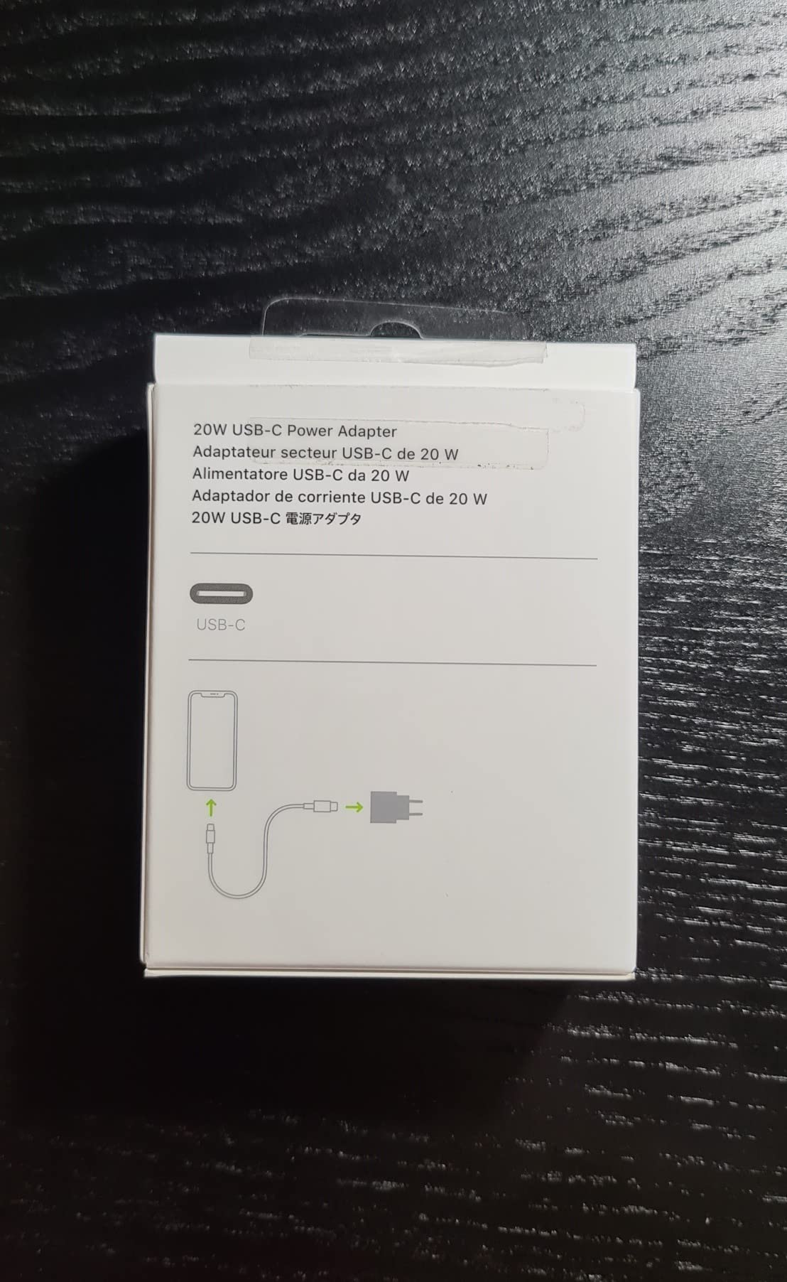 Apple 20W USB-C Power Adapter Ladegerät Weiss