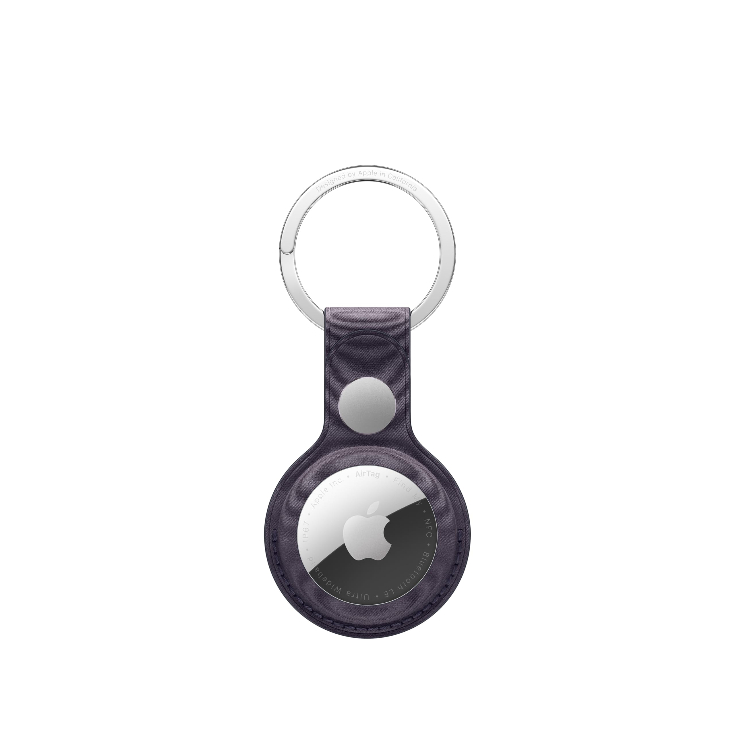 Apple AirTag Feingewebe Schlüsselanhänger Brombeere