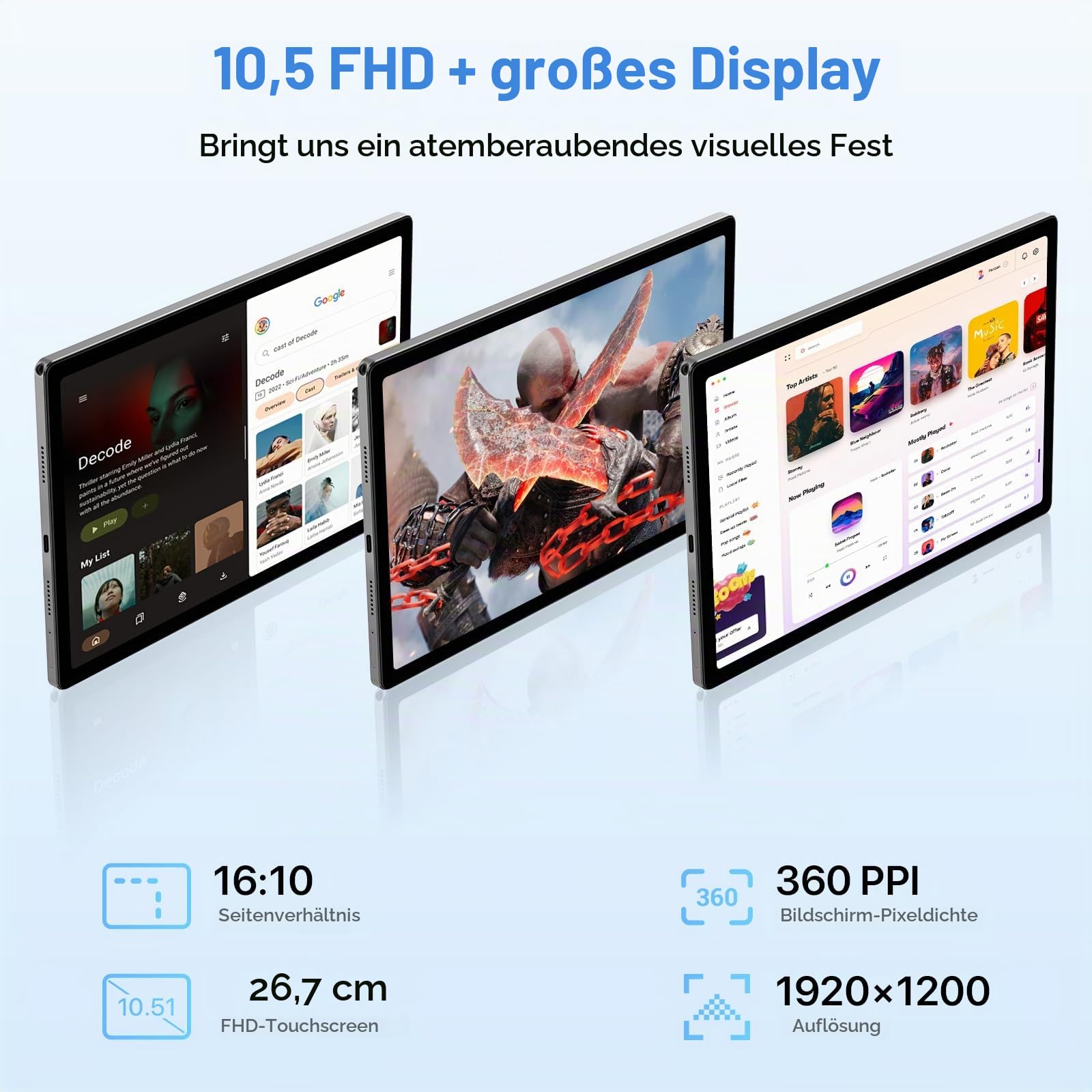 UMIDIGI A13 Tab 10.5 Zoll Tablet 8+128GB 2K mit SIM