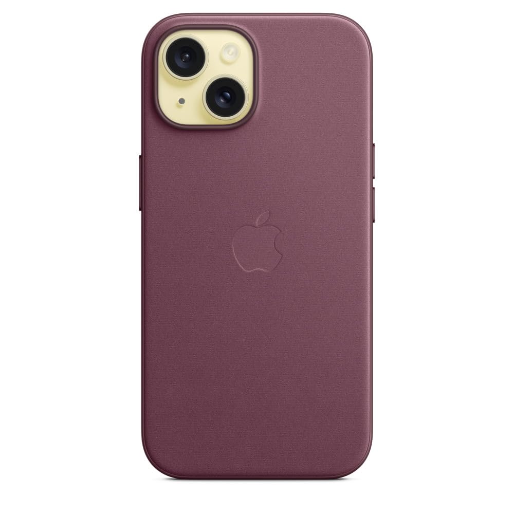 Apple iPhone 15 Feingewebe Case MagSafe Mulberry