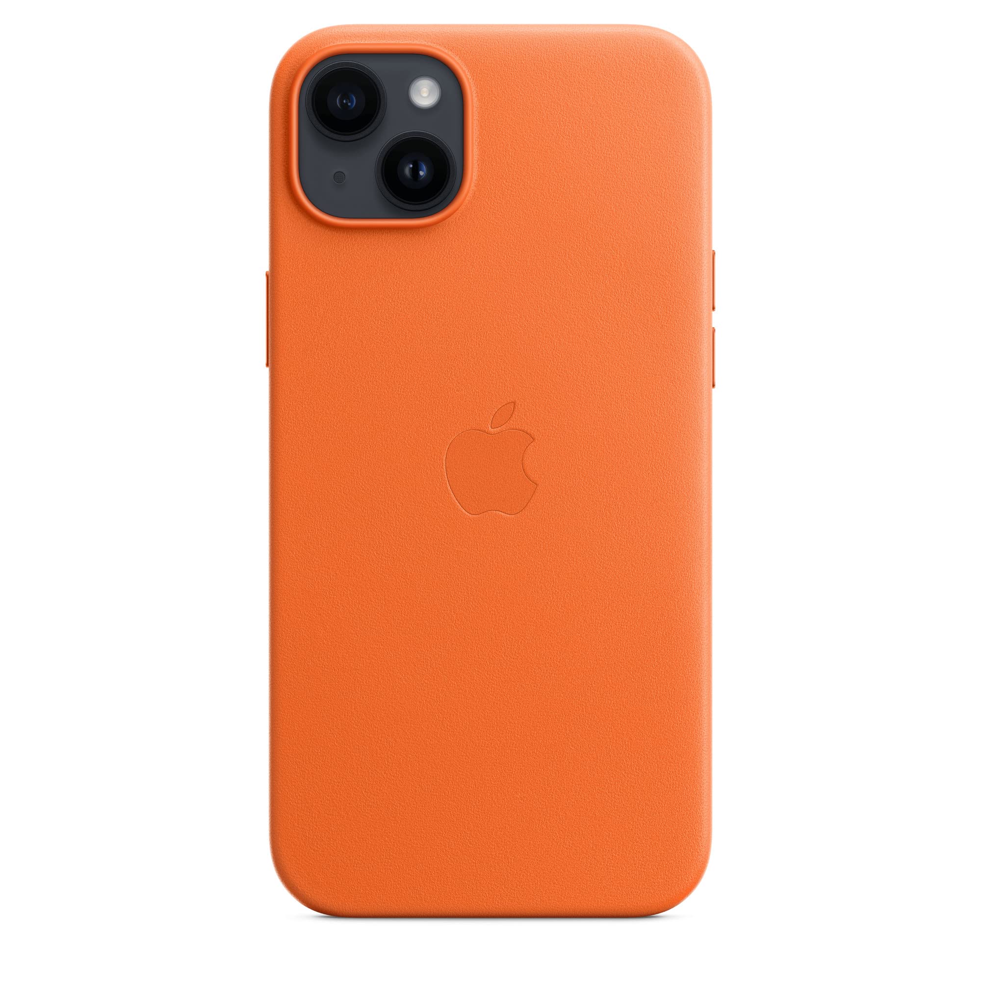 Apple iPhone 14 Plus Lederhülle MagSafe Orange