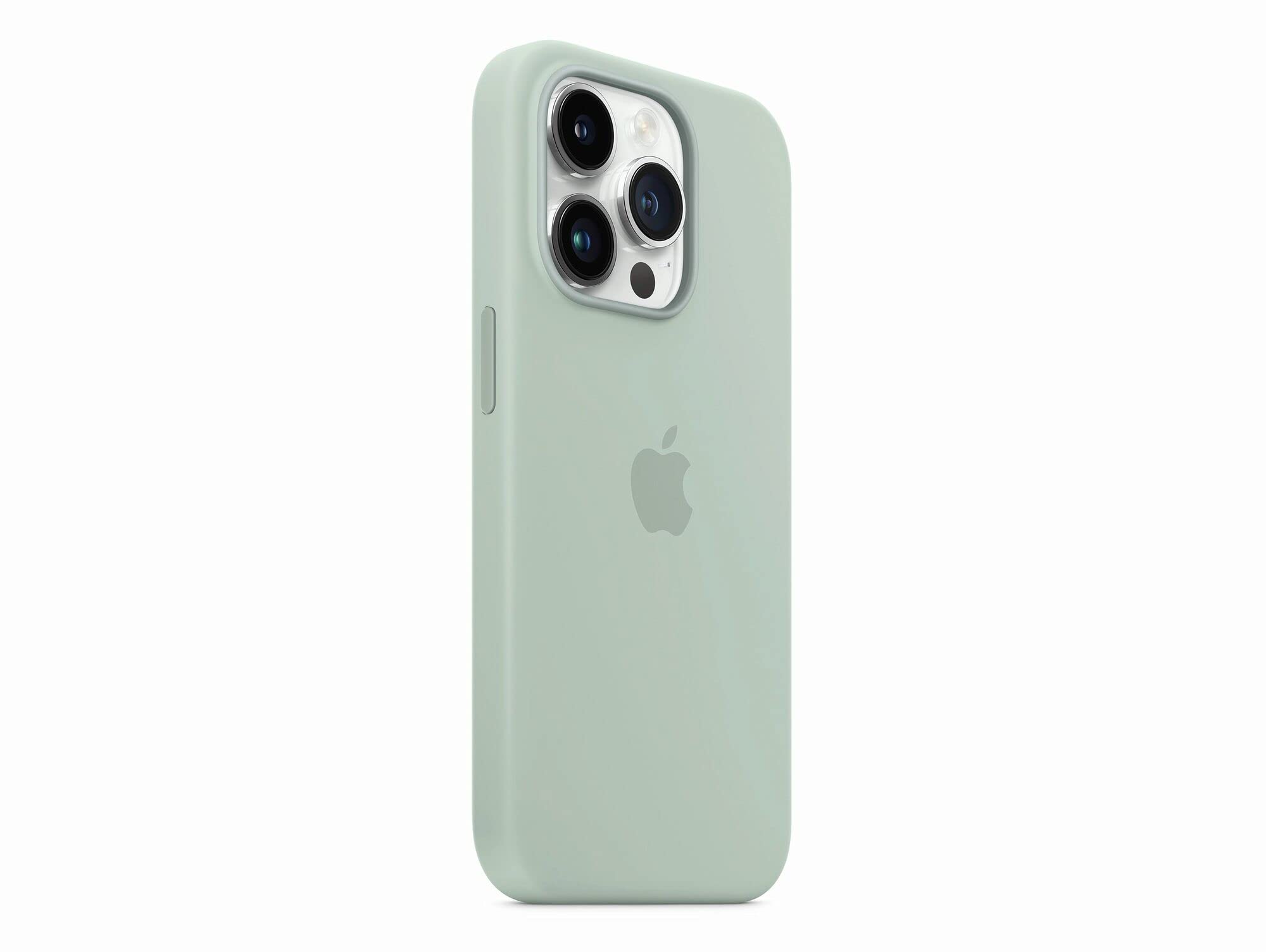 Apple iPhone 14 Pro Silikon Hülle Agavengrün MagSafe