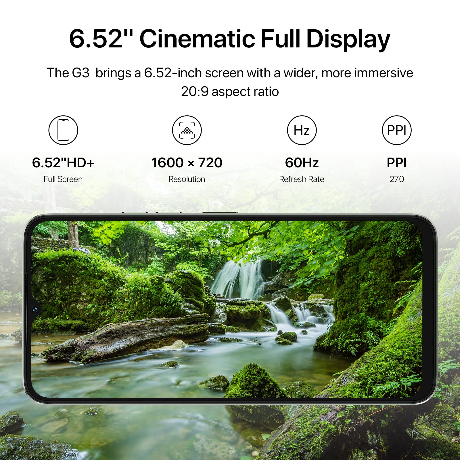 UMIDIGI G3 Smartphone schwarz 64GB ohne Vertrag