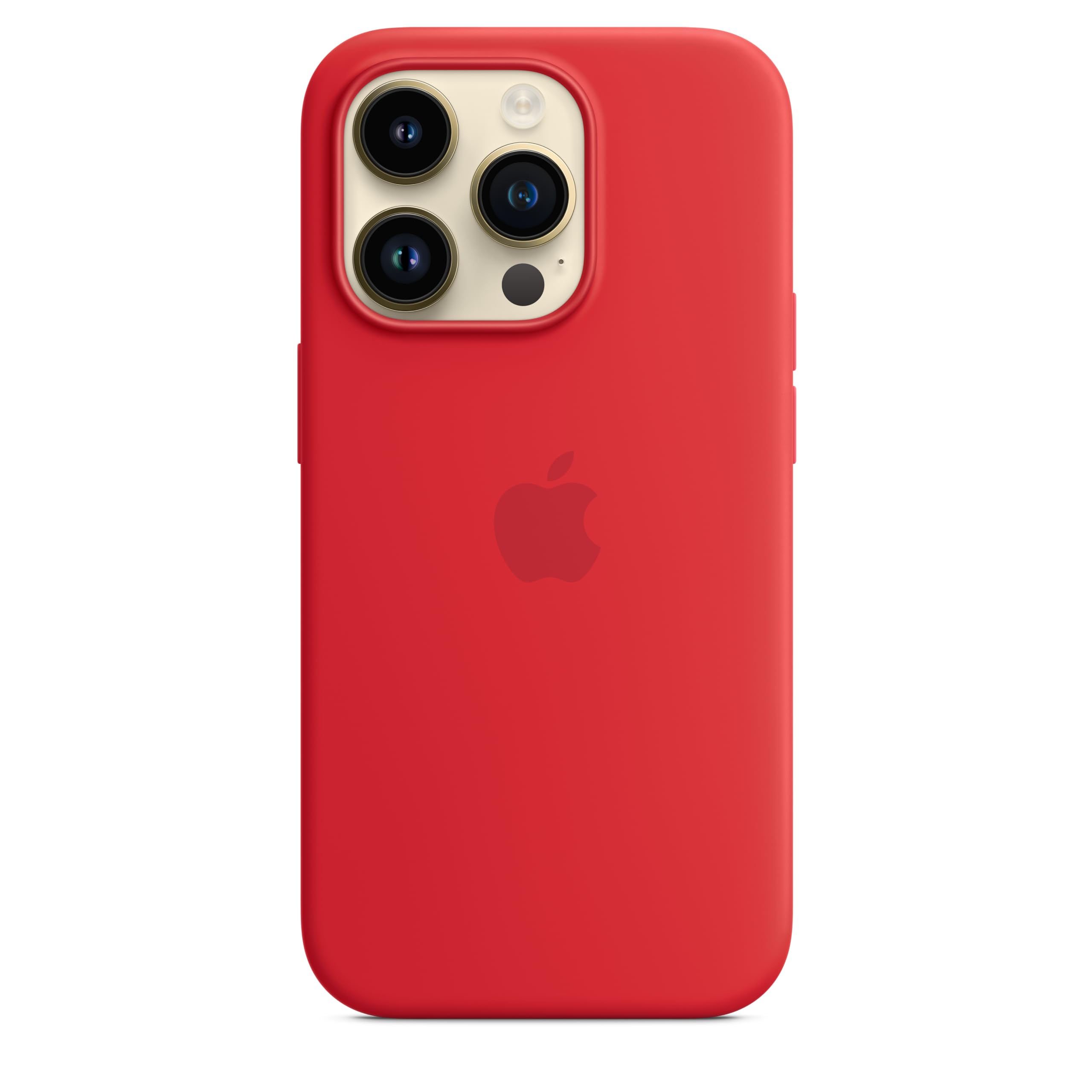 Apple iPhone 14 Pro Silikon Hülle MagSafe Rot