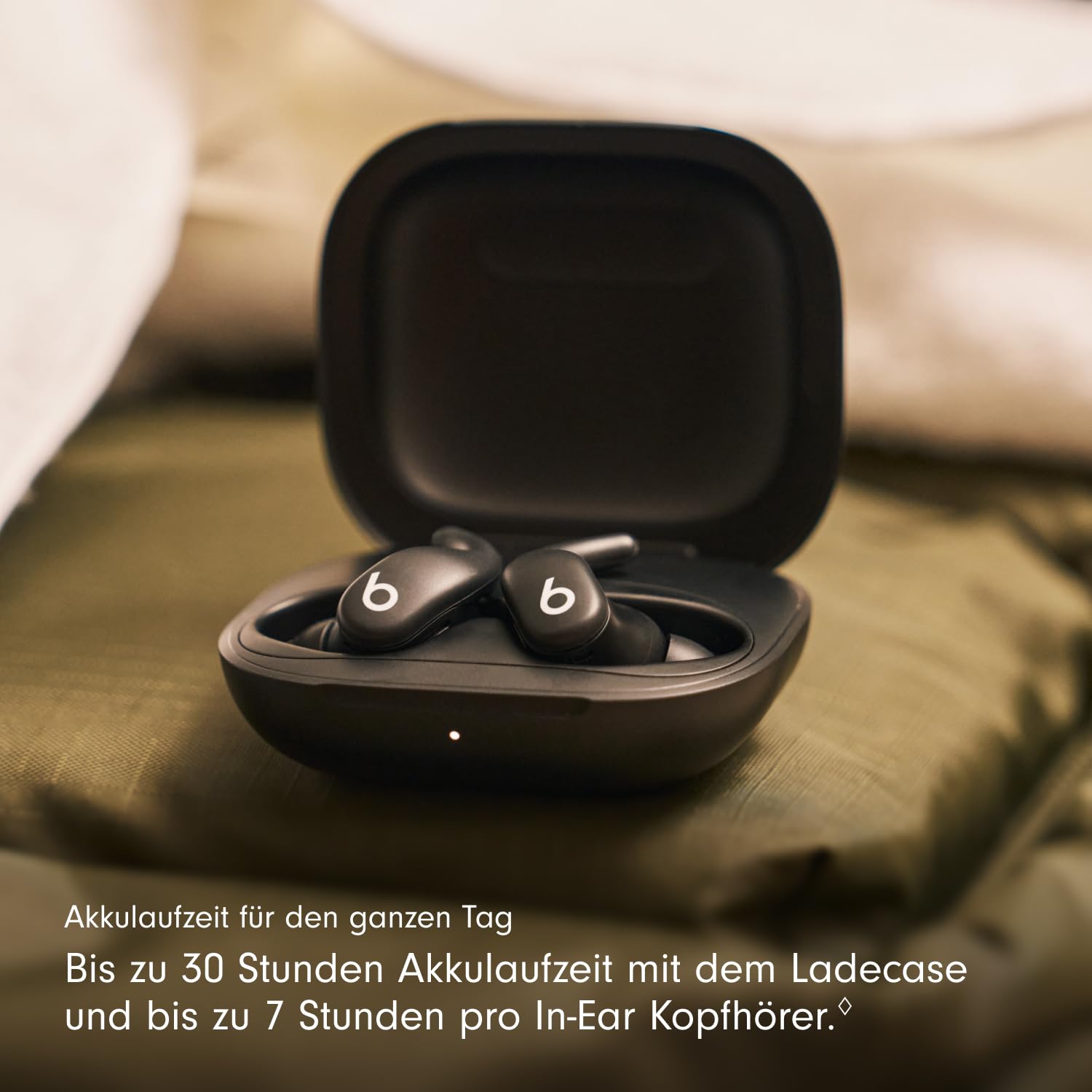 Beats Powerbeats Fit In-Ear Kopfhörer Diamantschwarz ANC