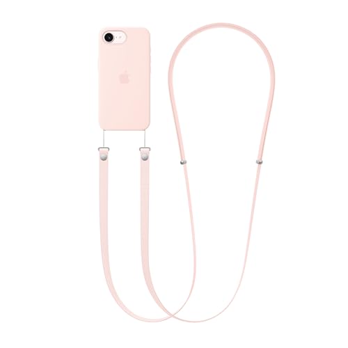 Apple Crossbody Strap Umhängeband Zartrosa verstellbar