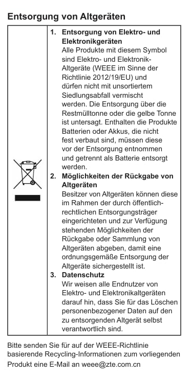 ZTE Blade A32 Smartphone 32GB Schwarz 5,45 Zoll 4G