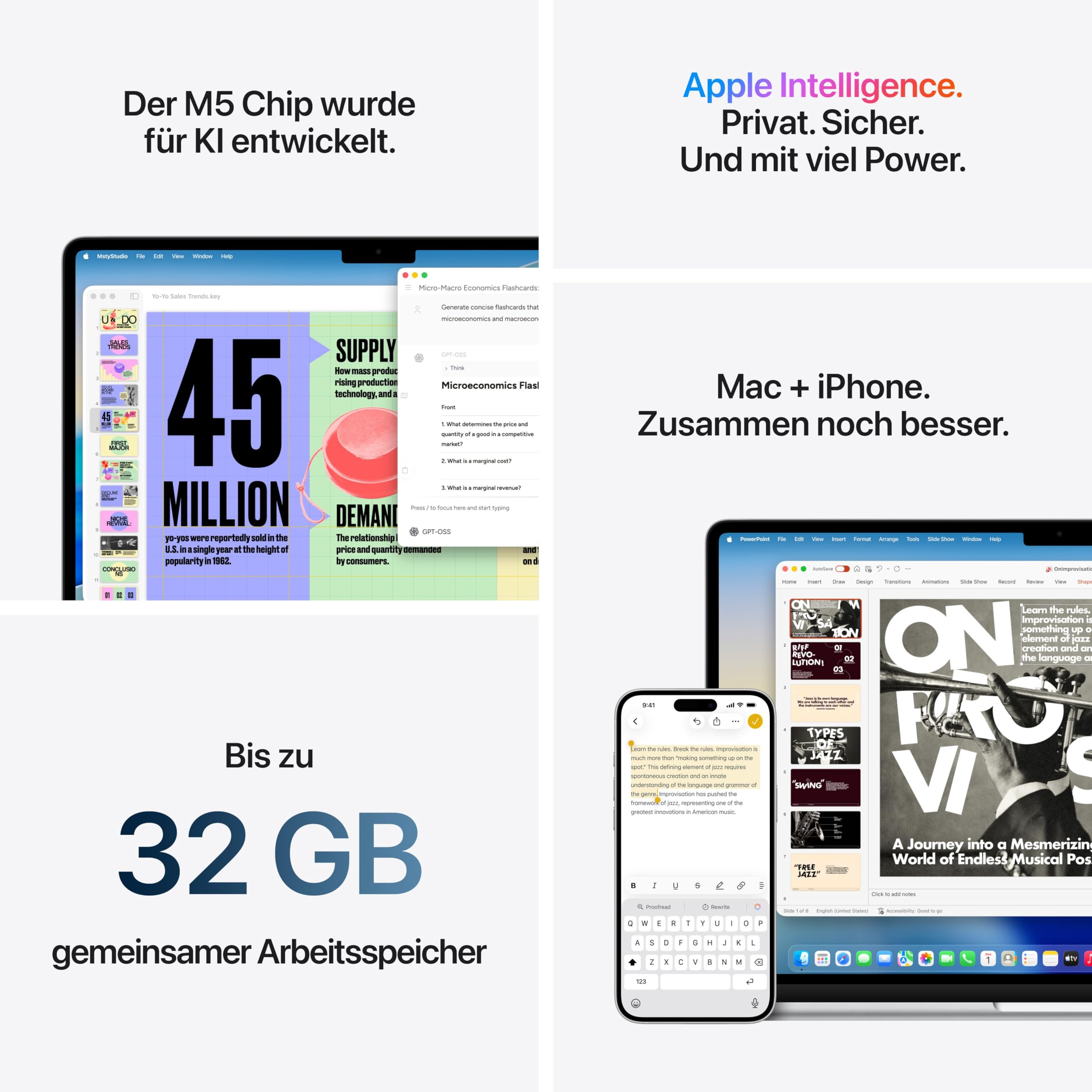 Apple MacBook Air 15 M5 16GB 1TB Mitternacht Laptop