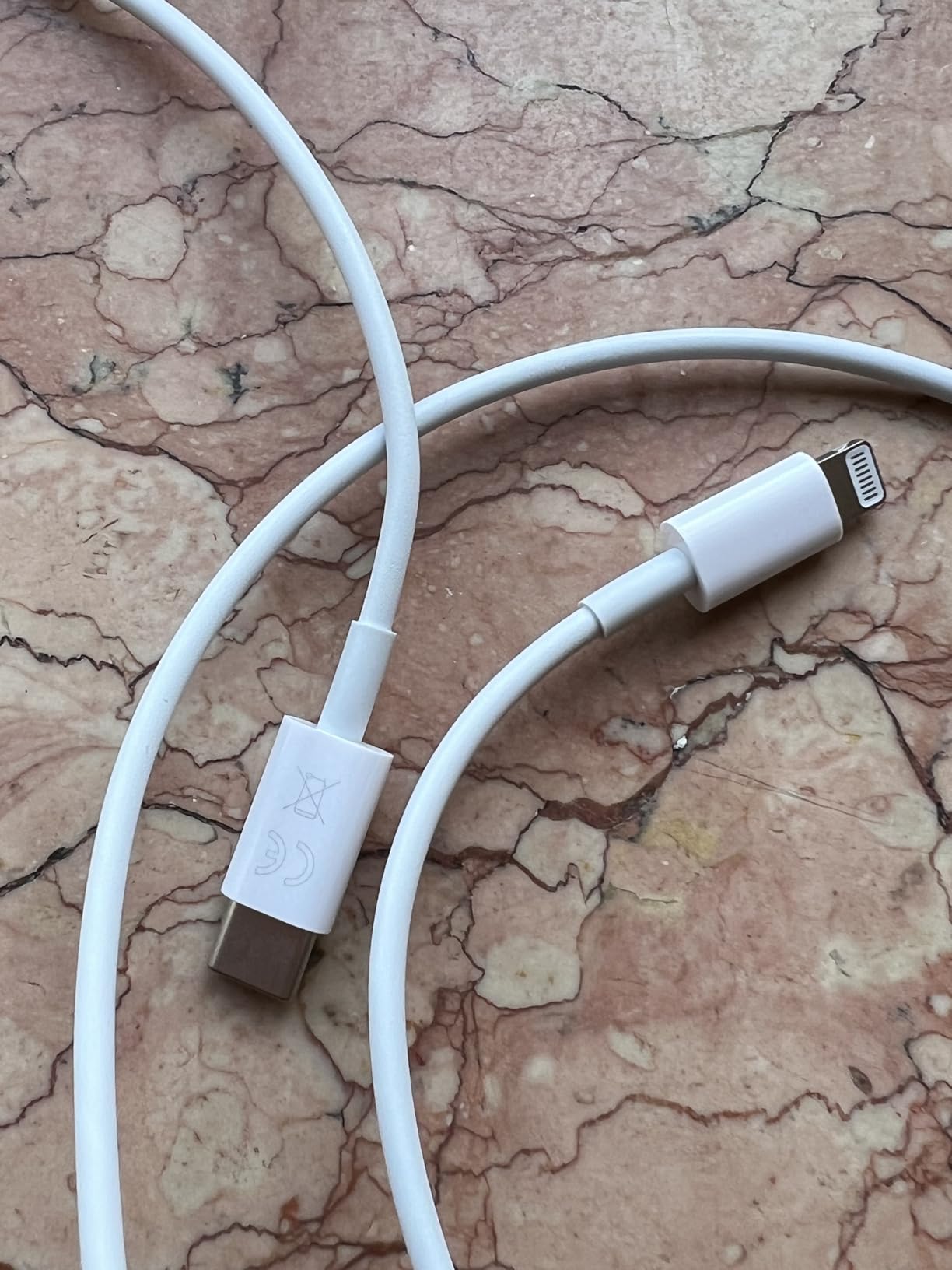 Apple USB-C auf Lightning Kabel 1m Weiß Schnellladung