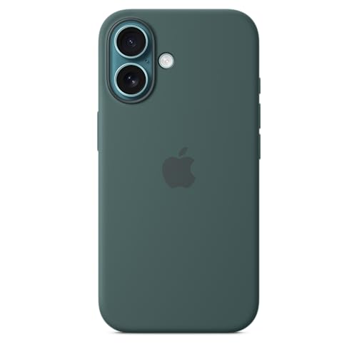 Apple iPhone 16 Silikon Case MagSafe Seegrün