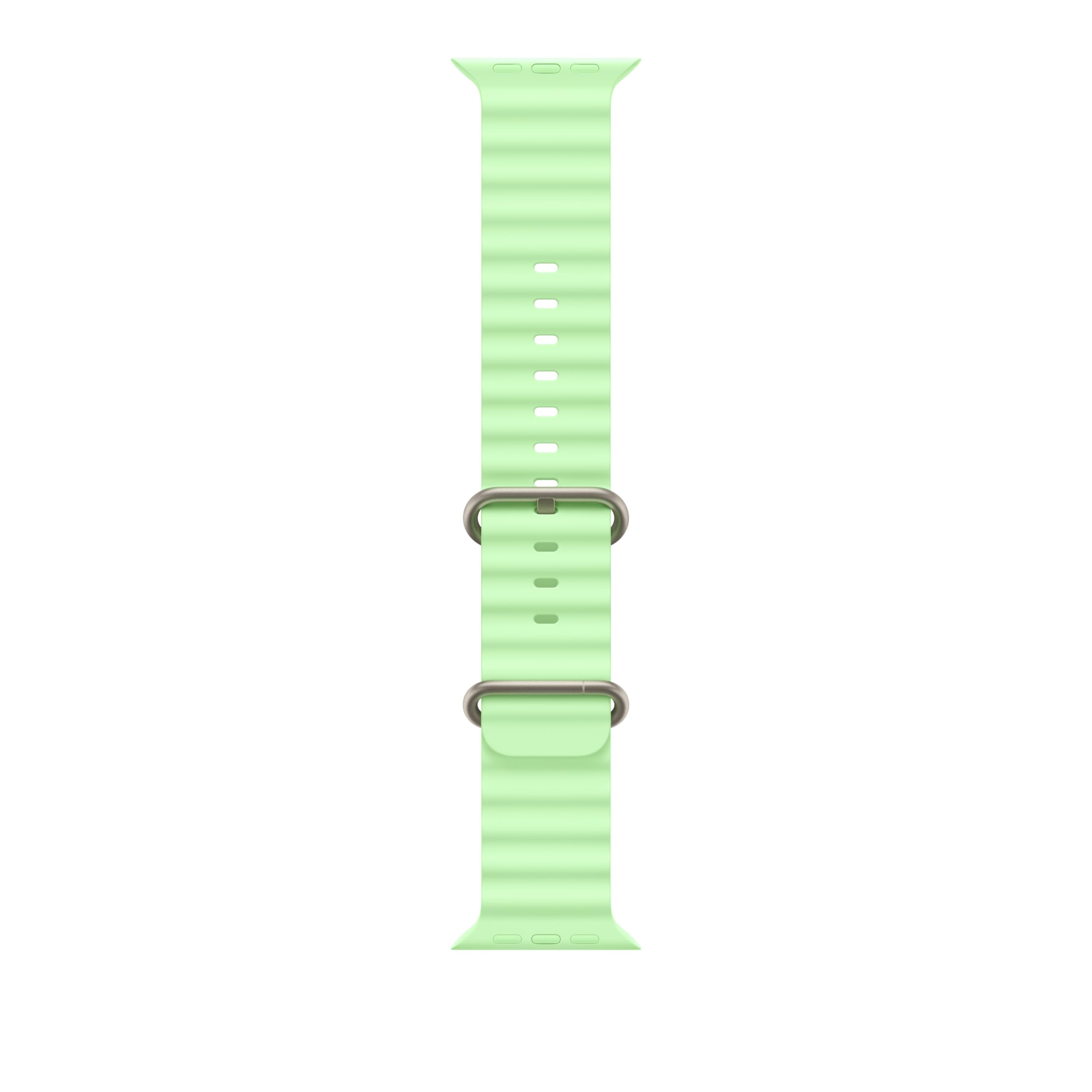 Apple Watch Ocean Band 49 mm Armband Kristallblau Elastomer