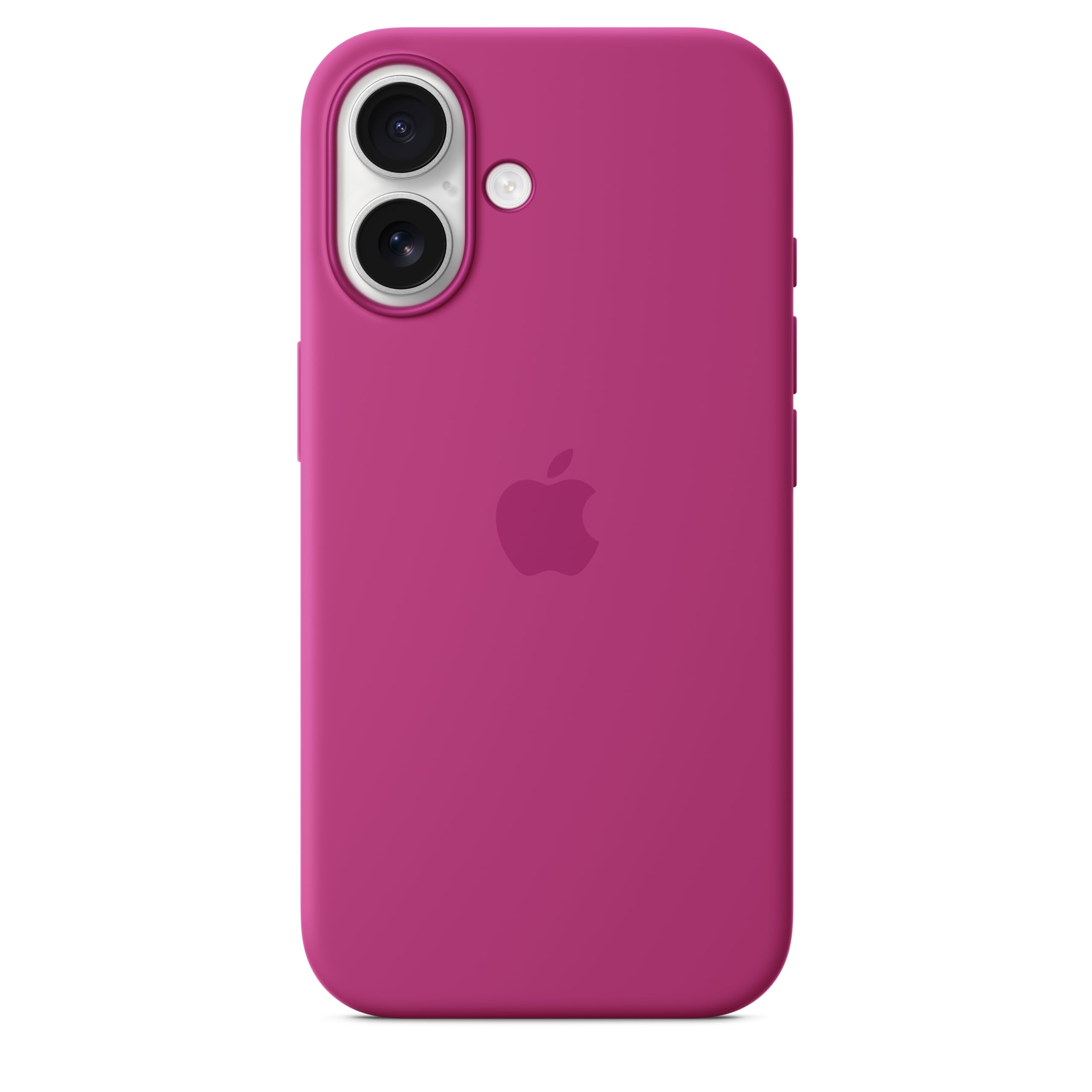 Apple iPhone 16 Silikon Case Hülle Fuchsia MagSafe