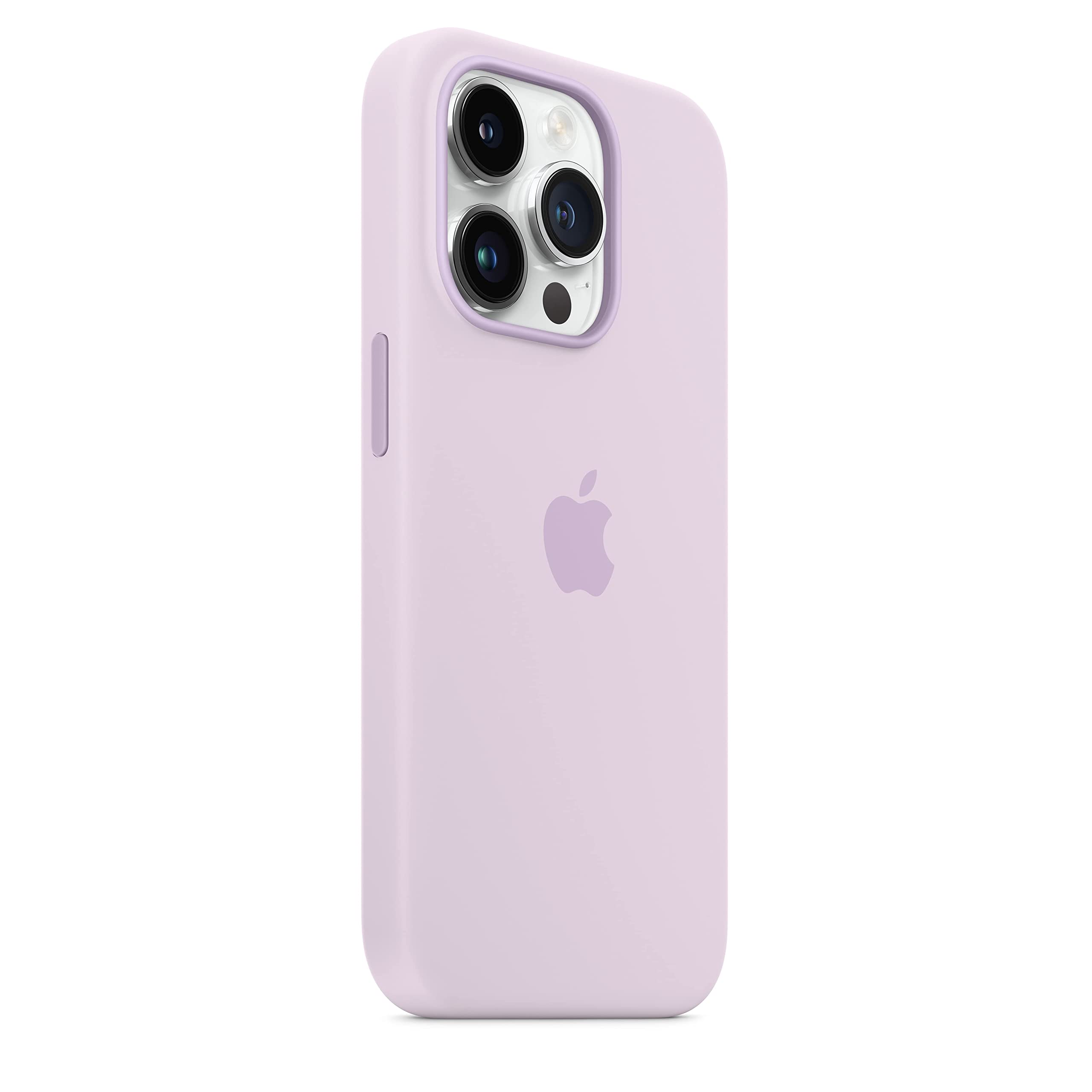 Apple iPhone 14 Pro Silikon Hülle MagSafe Flieder