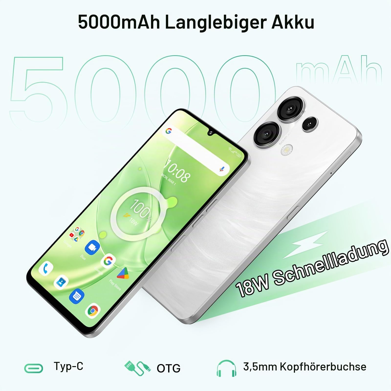 UMIDIGI G9 5G Smartphone 12/128GB 50MP 6,75 Zoll