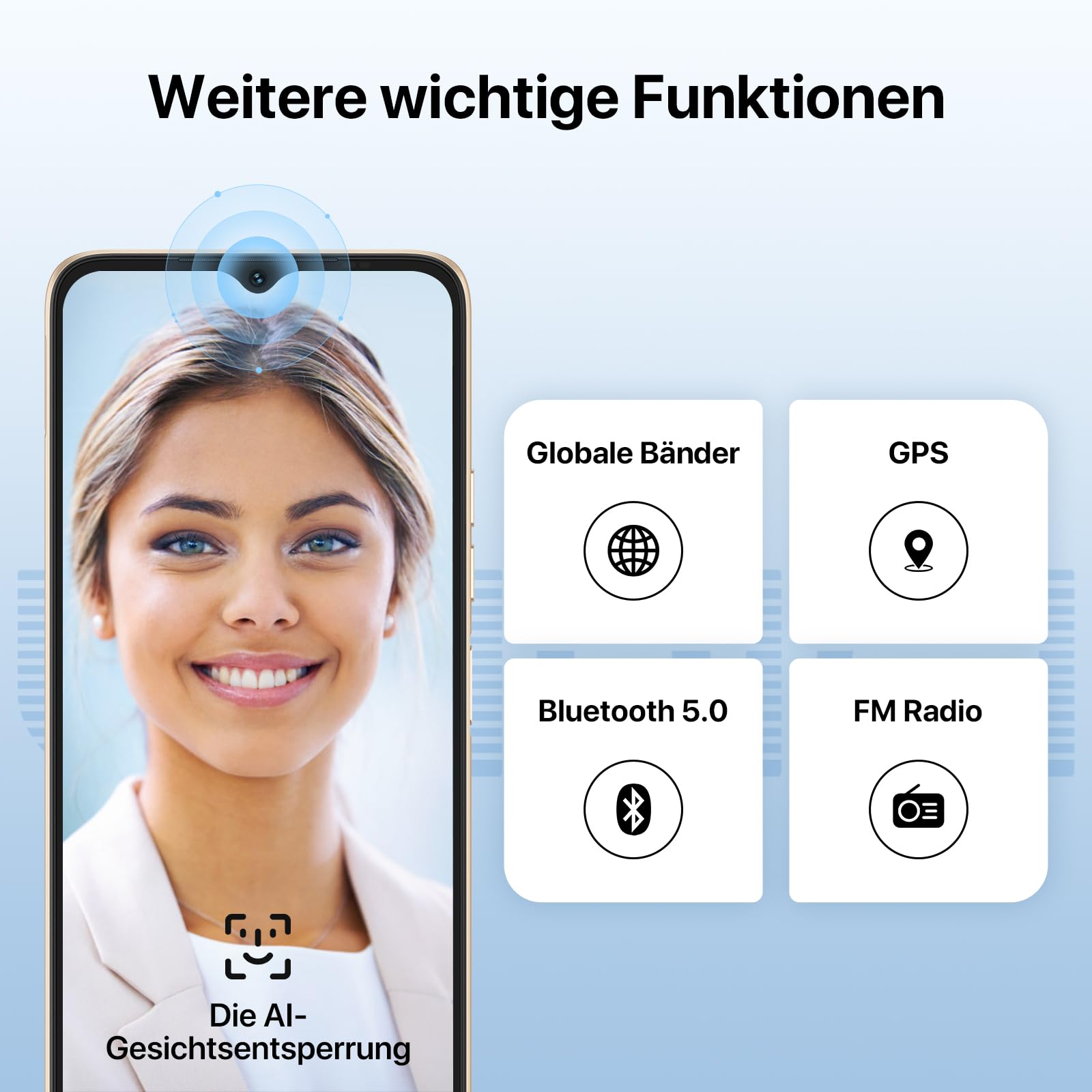 UMIDIGI G2 Smartphone 32GB ohne Vertrag 6,52 Zoll HD